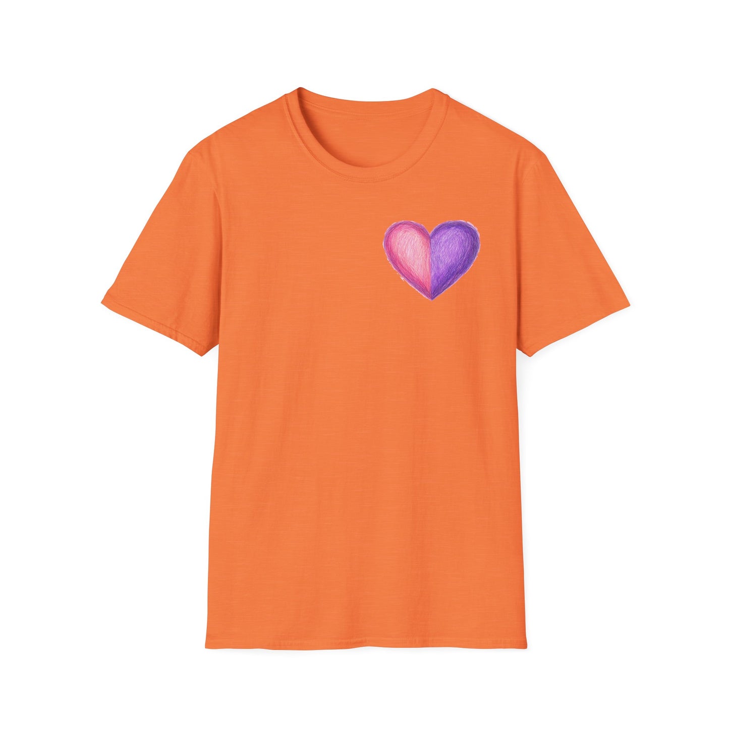 Colorful Heart Cross T-Shirt | Positive Vibes Tee | Faith-Based Apparel | Graphic Tee | Gift for Friends & Family