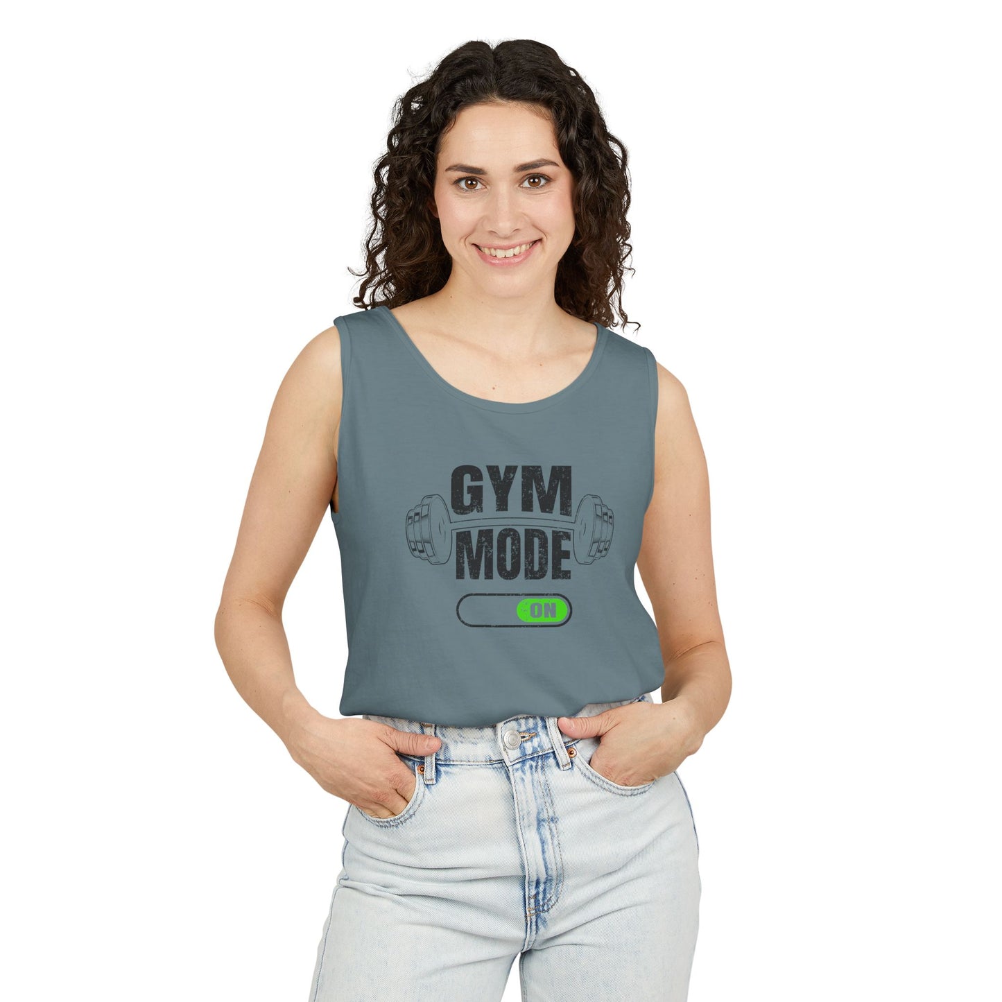 Gym Mode Unisex Tank Top | Fitness Apparel, Workout Shirt, Gymwear, Activewear, Gift for Gym Lovers, Summer Fitness
