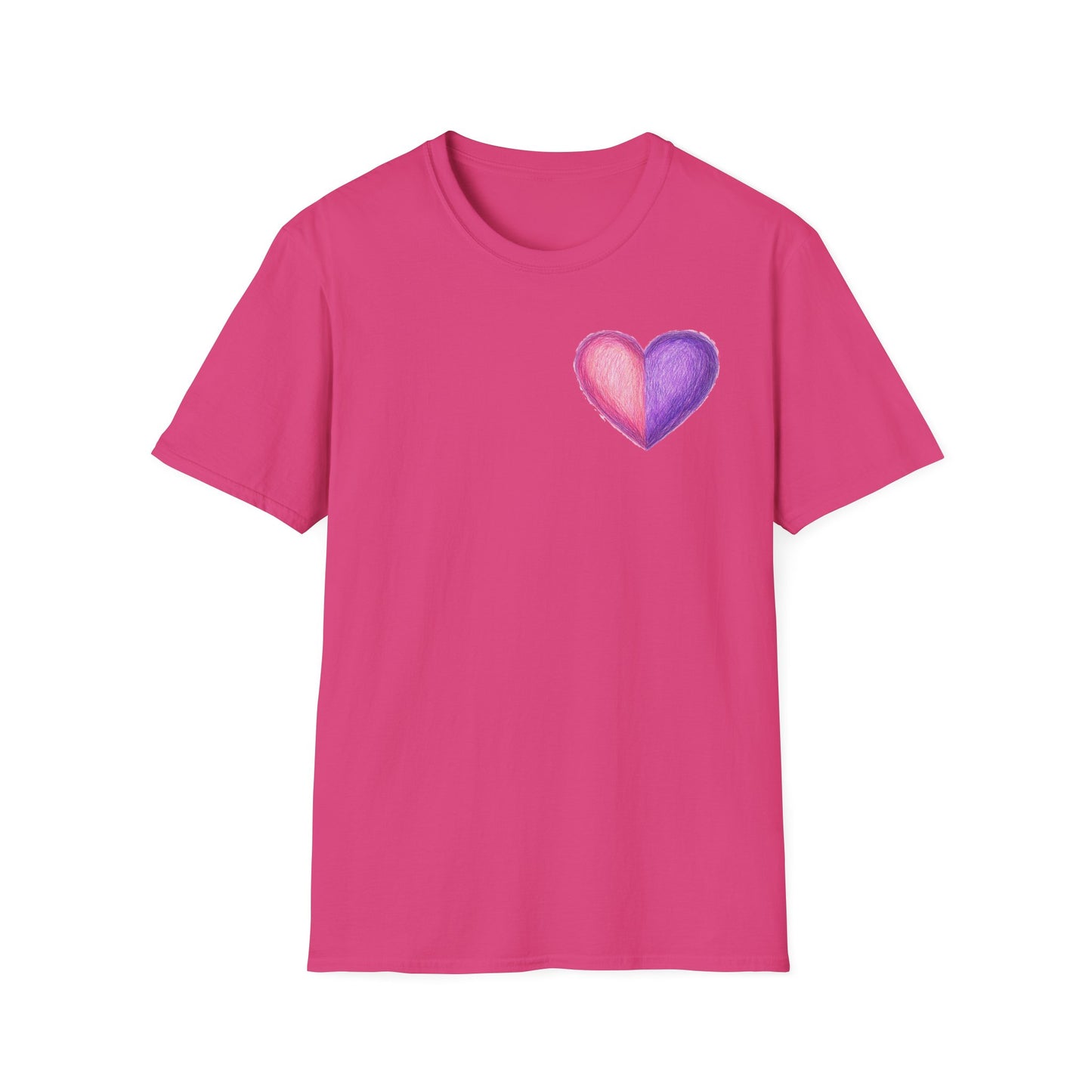 Colorful Heart Cross T-Shirt | Positive Vibes Tee | Faith-Based Apparel | Graphic Tee | Gift for Friends & Family