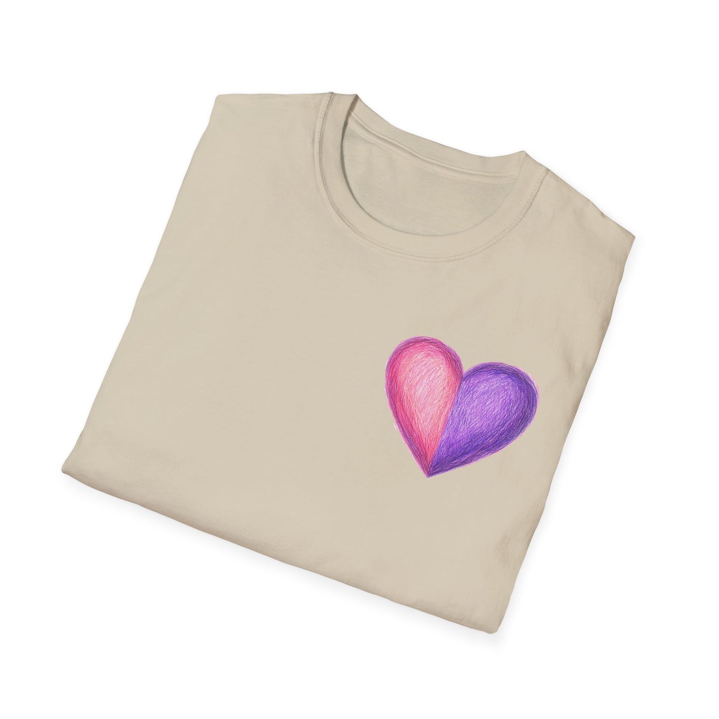 Colorful Heart Cross T-Shirt | Positive Vibes Tee | Faith-Based Apparel | Graphic Tee | Gift for Friends & Family