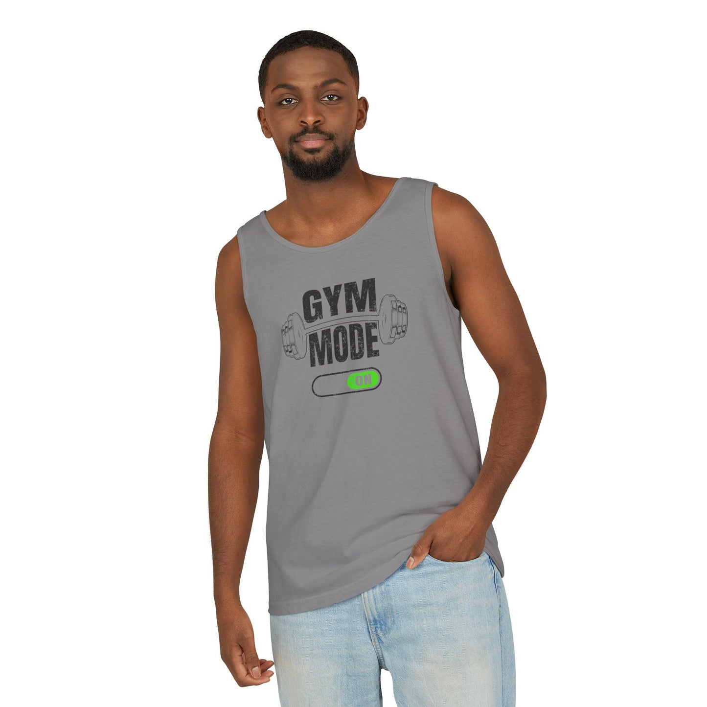 Gym Mode Unisex Tank Top | Fitness Apparel, Workout Shirt, Gymwear, Activewear, Gift for Gym Lovers, Summer Fitness