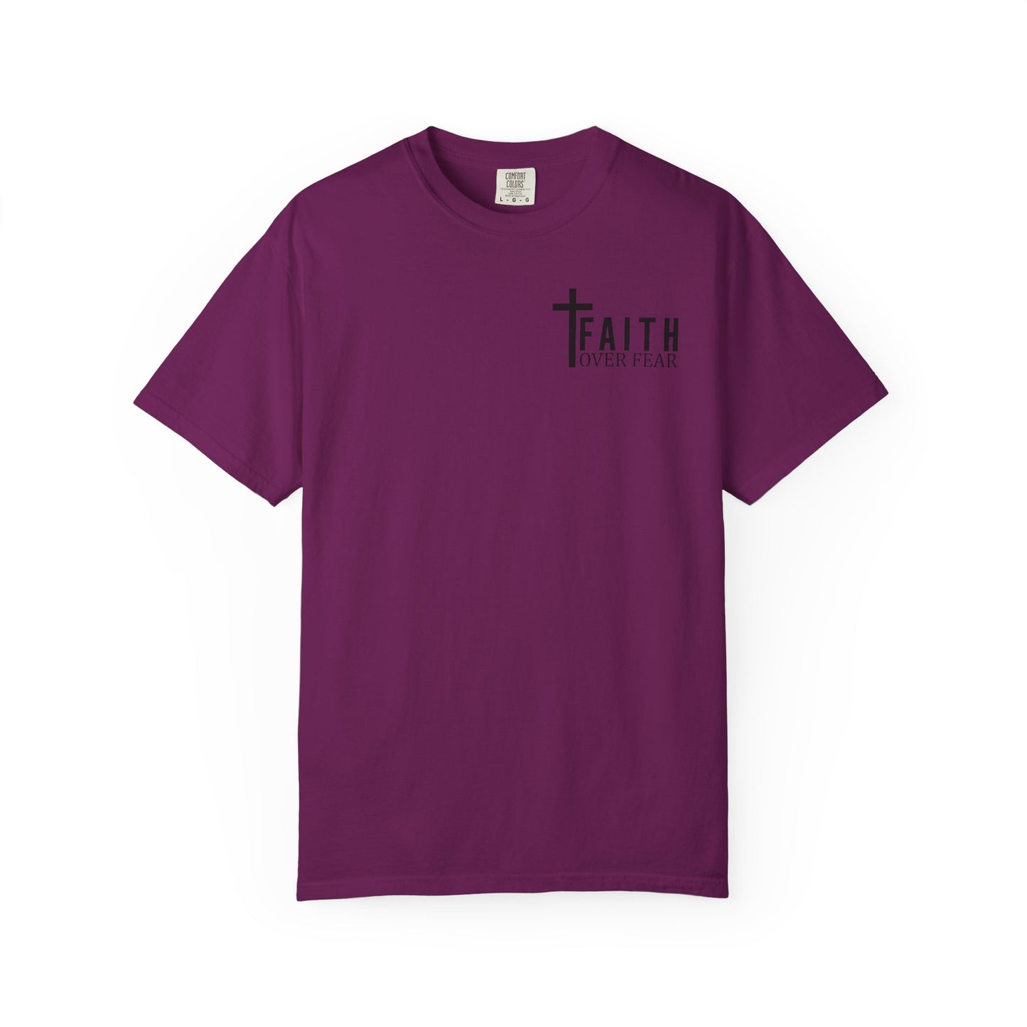 Faith Over Fear T-Shirt | Inspirational Tee, Christian Apparel, Unisex Shirt, Gift for Believers, Faith-Based Clothing