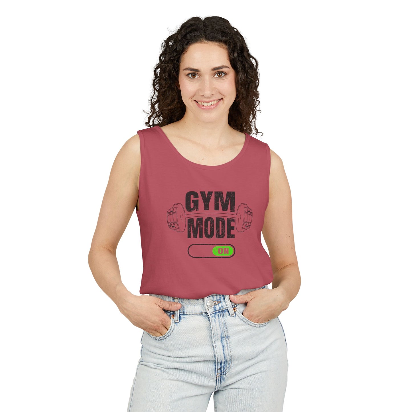 Gym Mode Unisex Tank Top | Fitness Apparel, Workout Shirt, Gymwear, Activewear, Gift for Gym Lovers, Summer Fitness