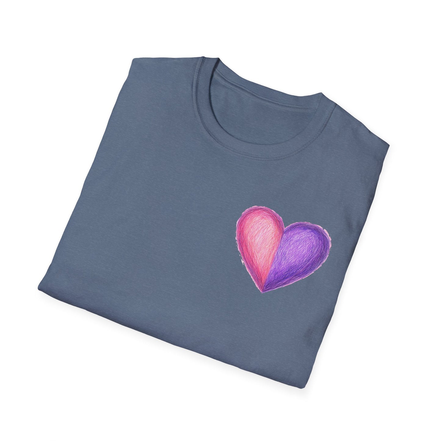 Colorful Heart Cross T-Shirt | Positive Vibes Tee | Faith-Based Apparel | Graphic Tee | Gift for Friends & Family