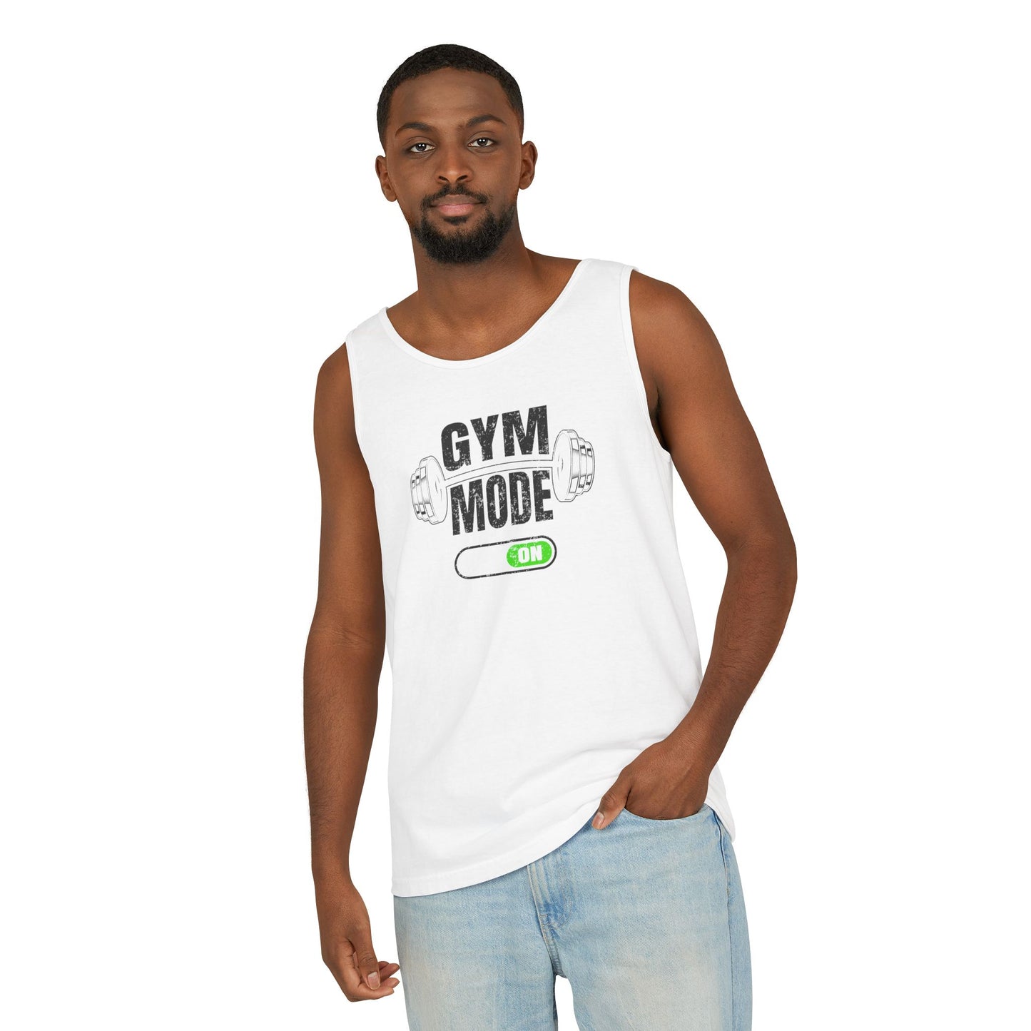 Gym Mode Unisex Tank Top | Fitness Apparel, Workout Shirt, Gymwear, Activewear, Gift for Gym Lovers, Summer Fitness