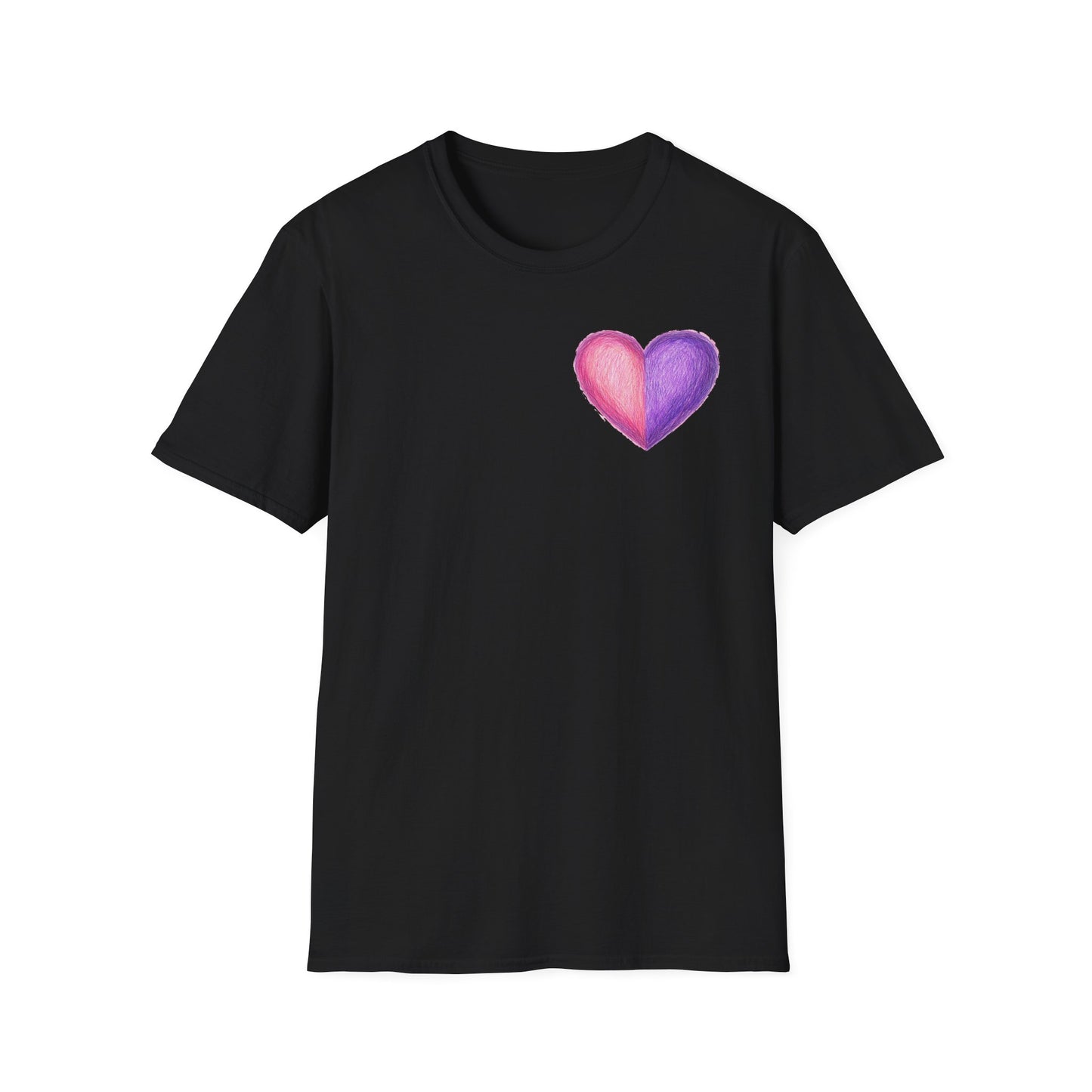 Colorful Heart Cross T-Shirt | Positive Vibes Tee | Faith-Based Apparel | Graphic Tee | Gift for Friends & Family