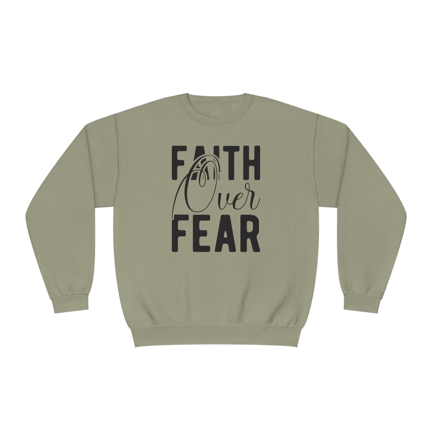 faith over fear NuBlend® Crewneck Sweatshirt