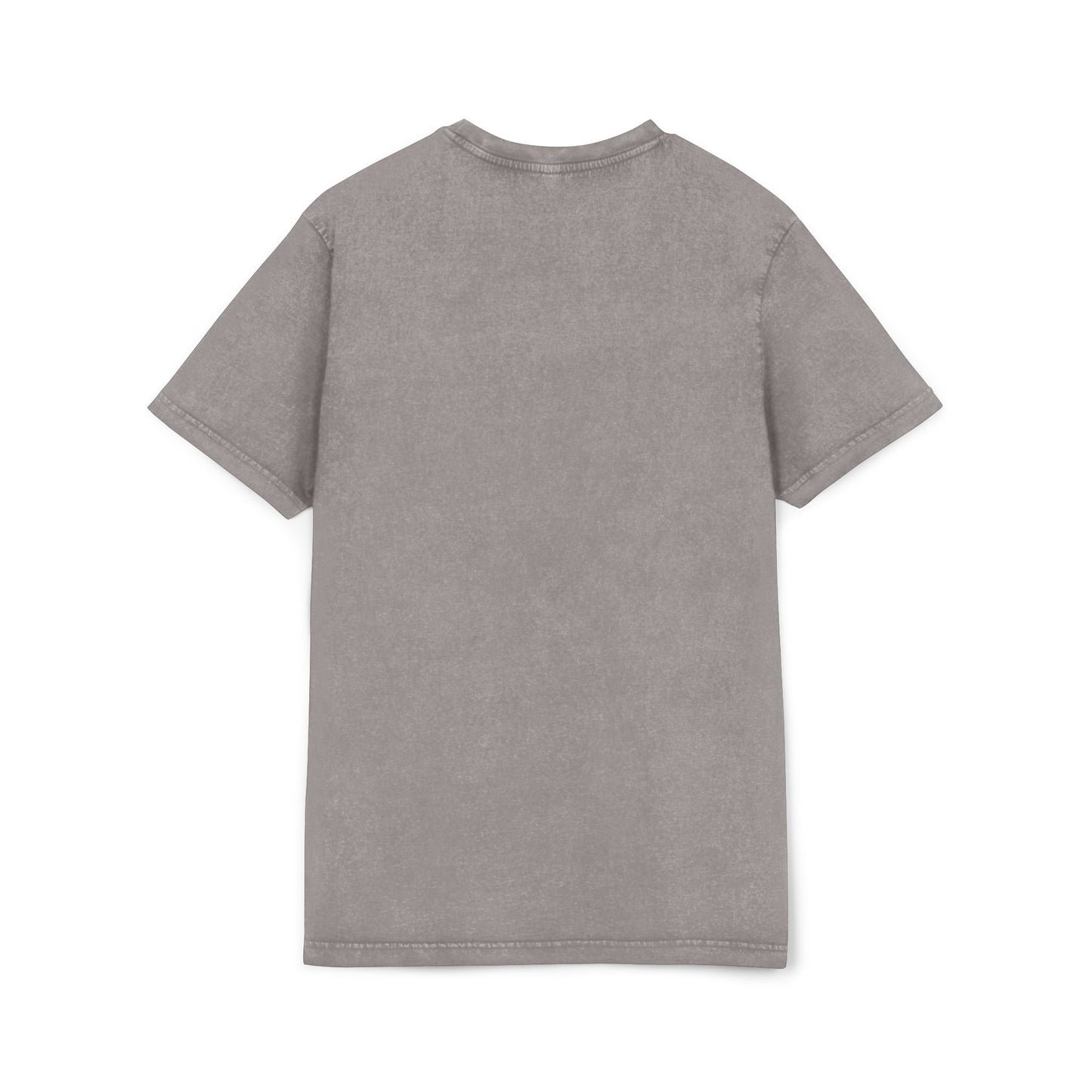 Acid Washed God Tee - Trendy Round Neck Shirt for Casual Style