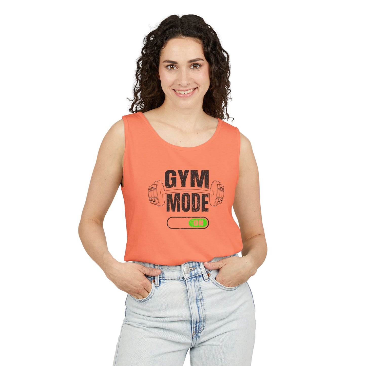 Gym Mode Unisex Tank Top | Fitness Apparel, Workout Shirt, Gymwear, Activewear, Gift for Gym Lovers, Summer Fitness