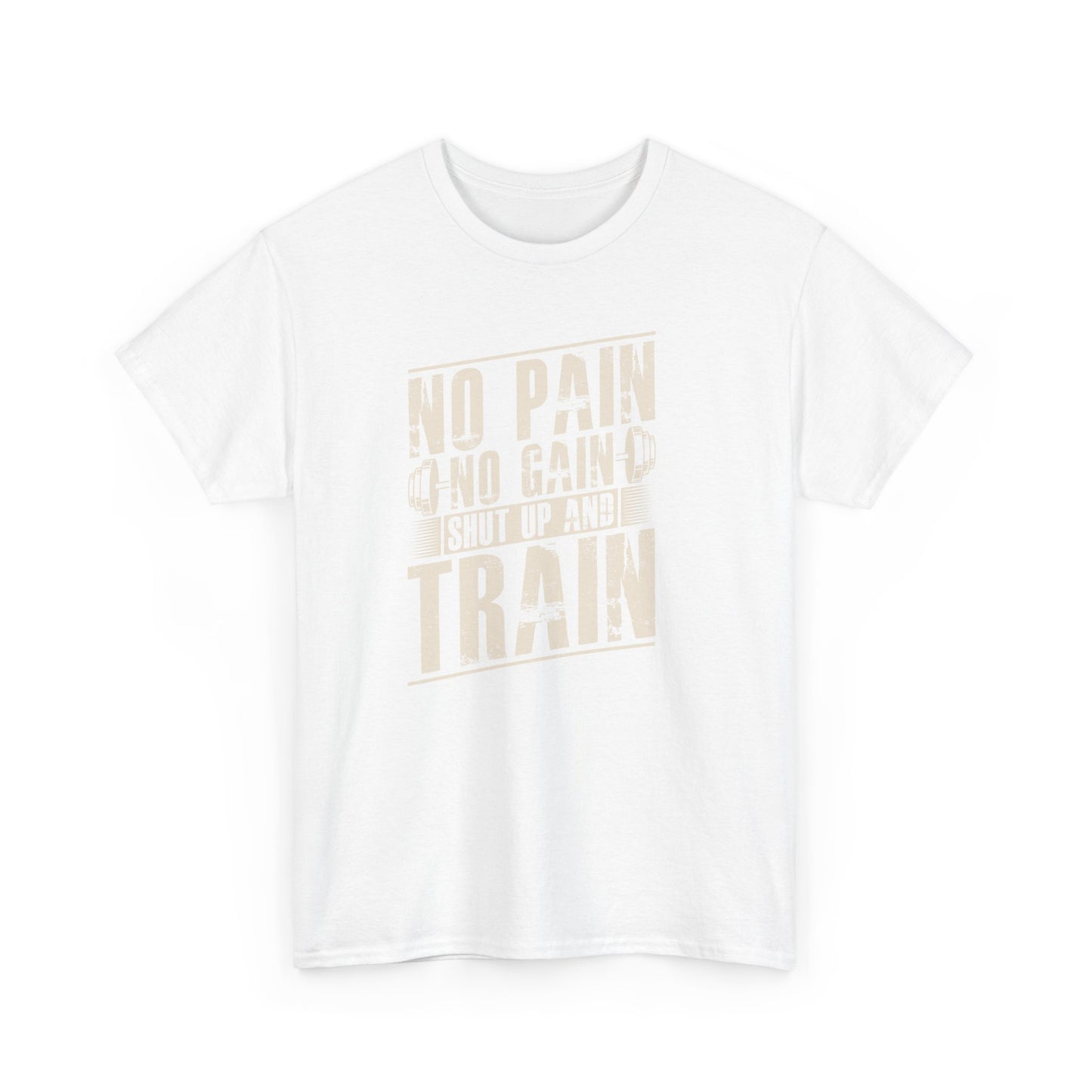 shutup and train Heavy Cotton Tee