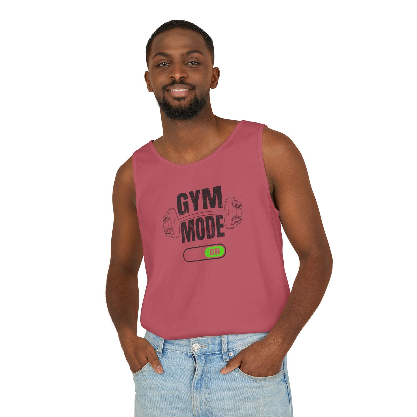 Gym Mode Unisex Tank Top | Fitness Apparel, Workout Shirt, Gymwear, Activewear, Gift for Gym Lovers, Summer Fitness