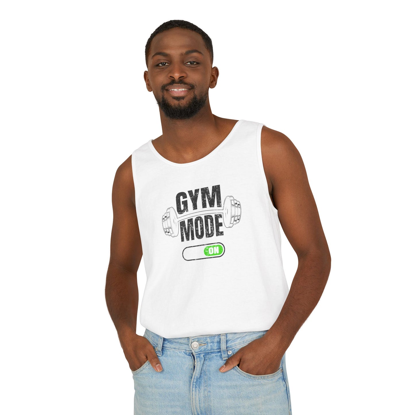 Gym Mode Unisex Tank Top | Fitness Apparel, Workout Shirt, Gymwear, Activewear, Gift for Gym Lovers, Summer Fitness