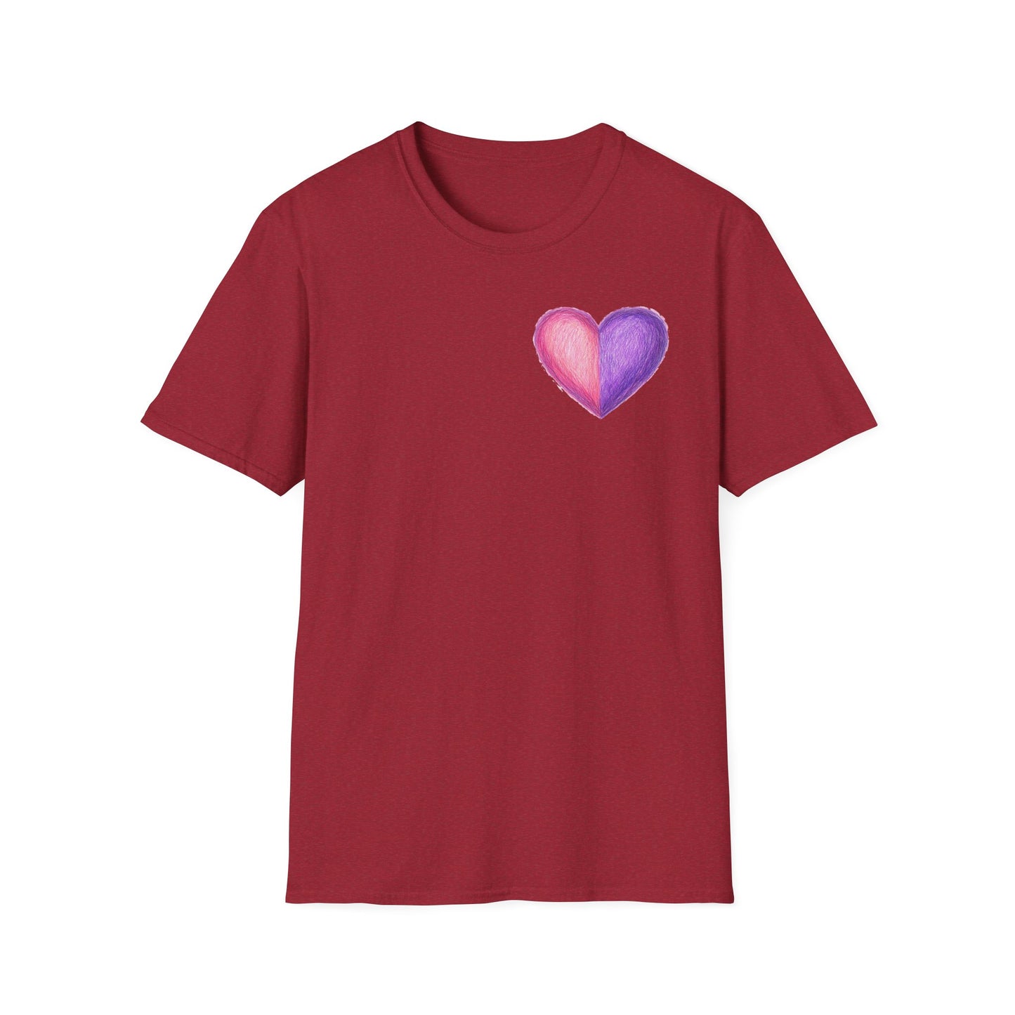 Colorful Heart Cross T-Shirt | Positive Vibes Tee | Faith-Based Apparel | Graphic Tee | Gift for Friends & Family