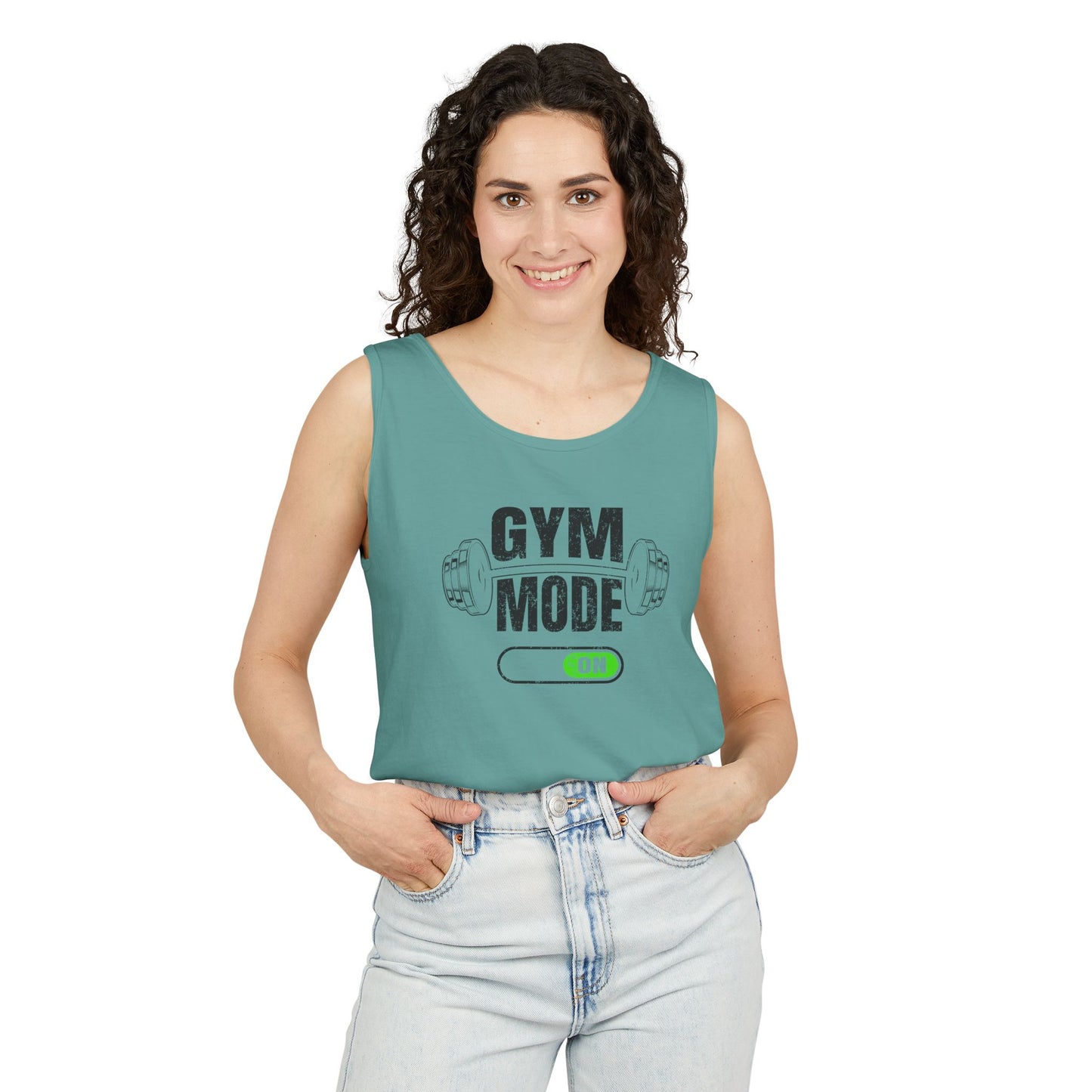 Gym Mode Unisex Tank Top | Fitness Apparel, Workout Shirt, Gymwear, Activewear, Gift for Gym Lovers, Summer Fitness