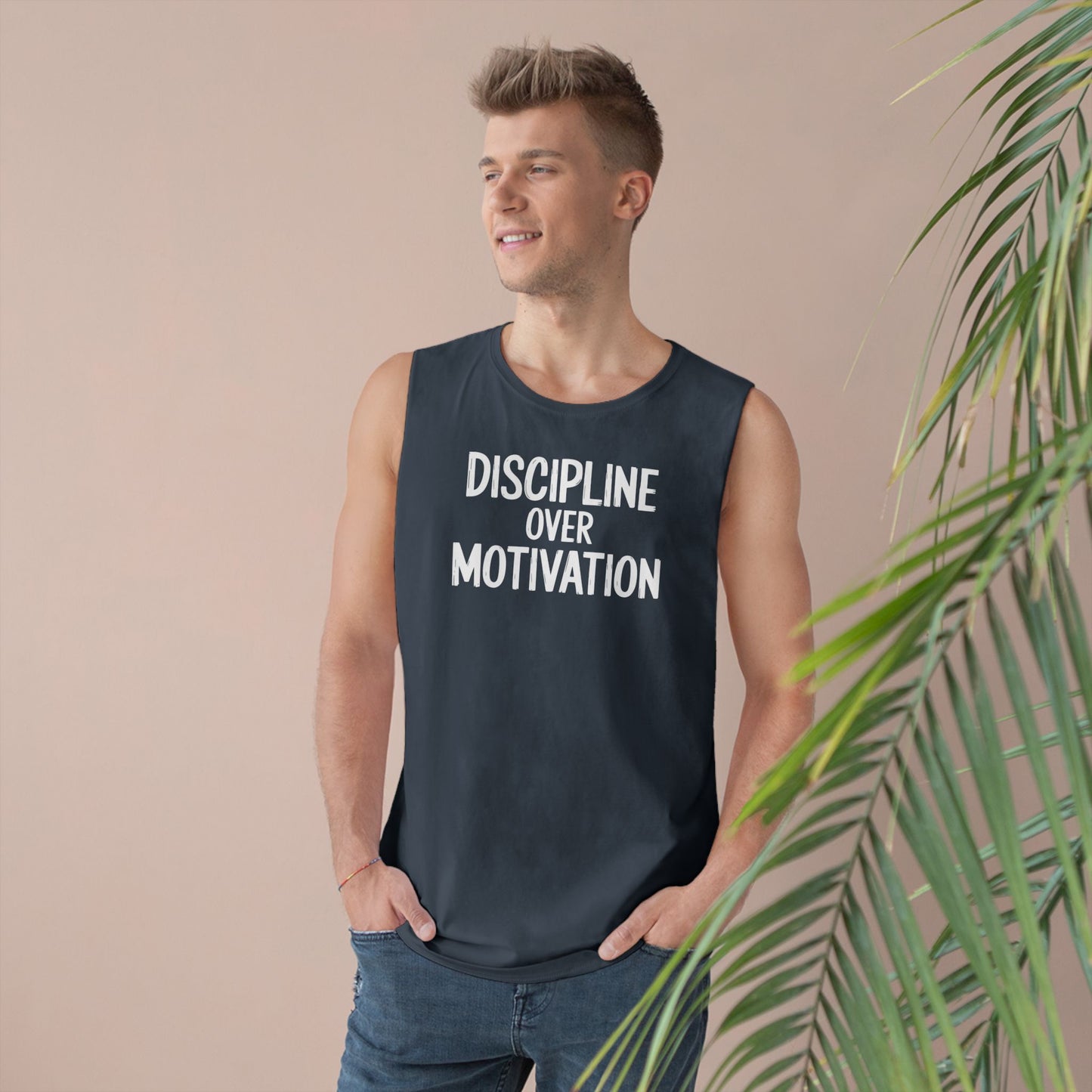 Men's Motivational Tank Top -Barnard Tank, Gym Wear, Fitness Shirt, Workout Apparel, Gift for Athletes, Casual Style