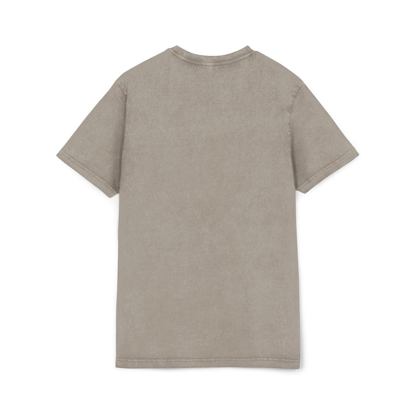 Acid Washed God Tee - Trendy Round Neck Shirt for Casual Style