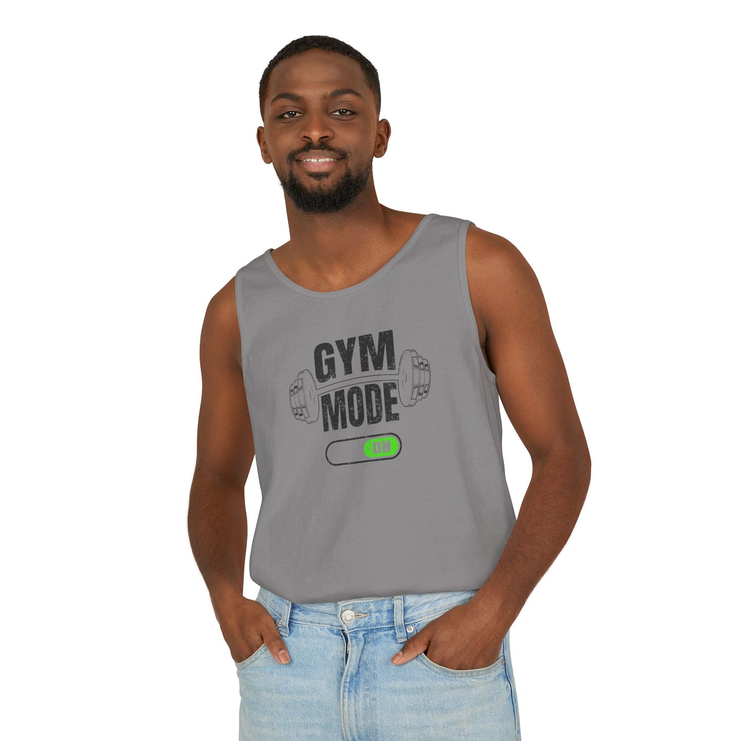 Gym Mode Unisex Tank Top | Fitness Apparel, Workout Shirt, Gymwear, Activewear, Gift for Gym Lovers, Summer Fitness