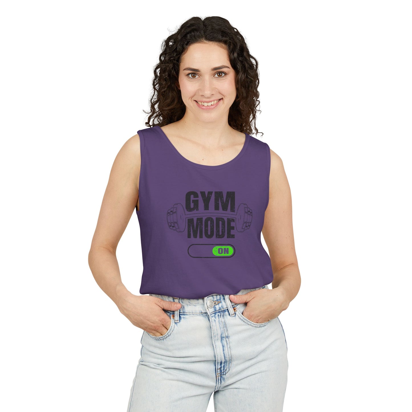 Gym Mode Unisex Tank Top | Fitness Apparel, Workout Shirt, Gymwear, Activewear, Gift for Gym Lovers, Summer Fitness