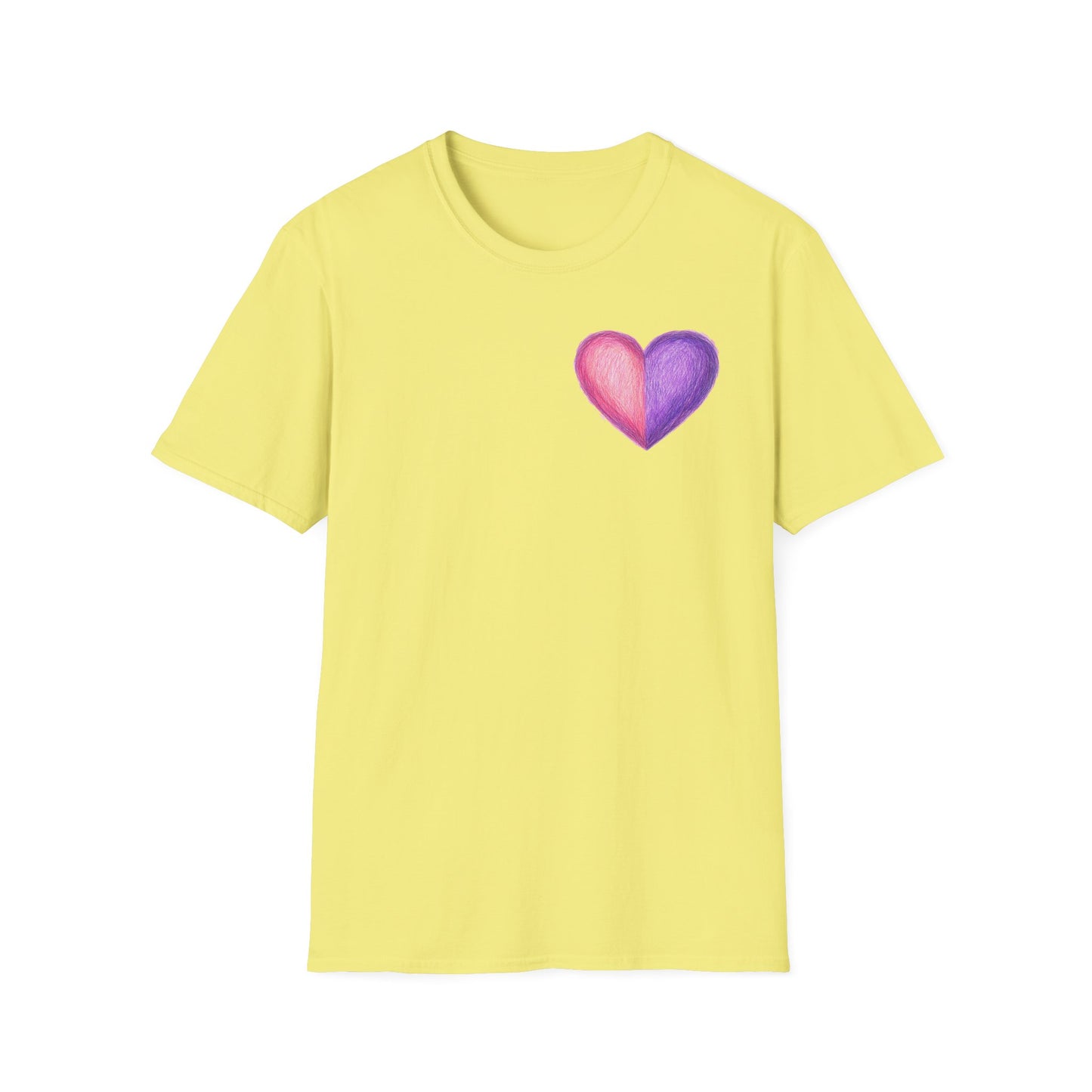 Colorful Heart Cross T-Shirt | Positive Vibes Tee | Faith-Based Apparel | Graphic Tee | Gift for Friends & Family