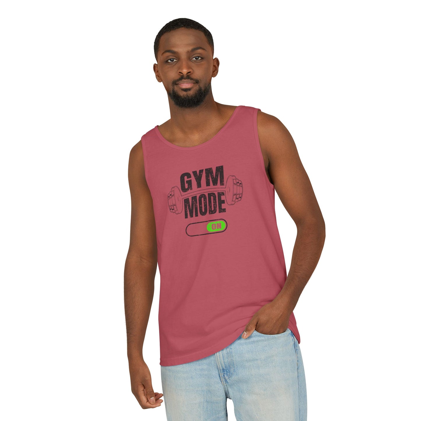 Gym Mode Unisex Tank Top | Fitness Apparel, Workout Shirt, Gymwear, Activewear, Gift for Gym Lovers, Summer Fitness