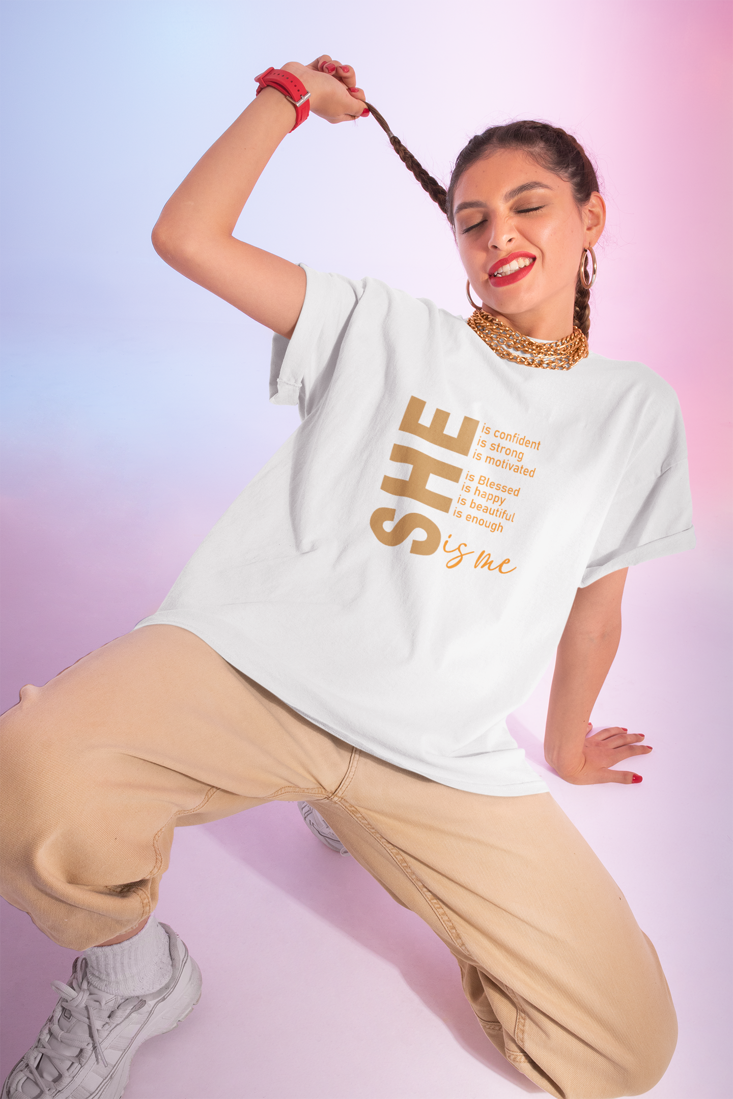 Empowering She is Me Softstyle T-Shirt