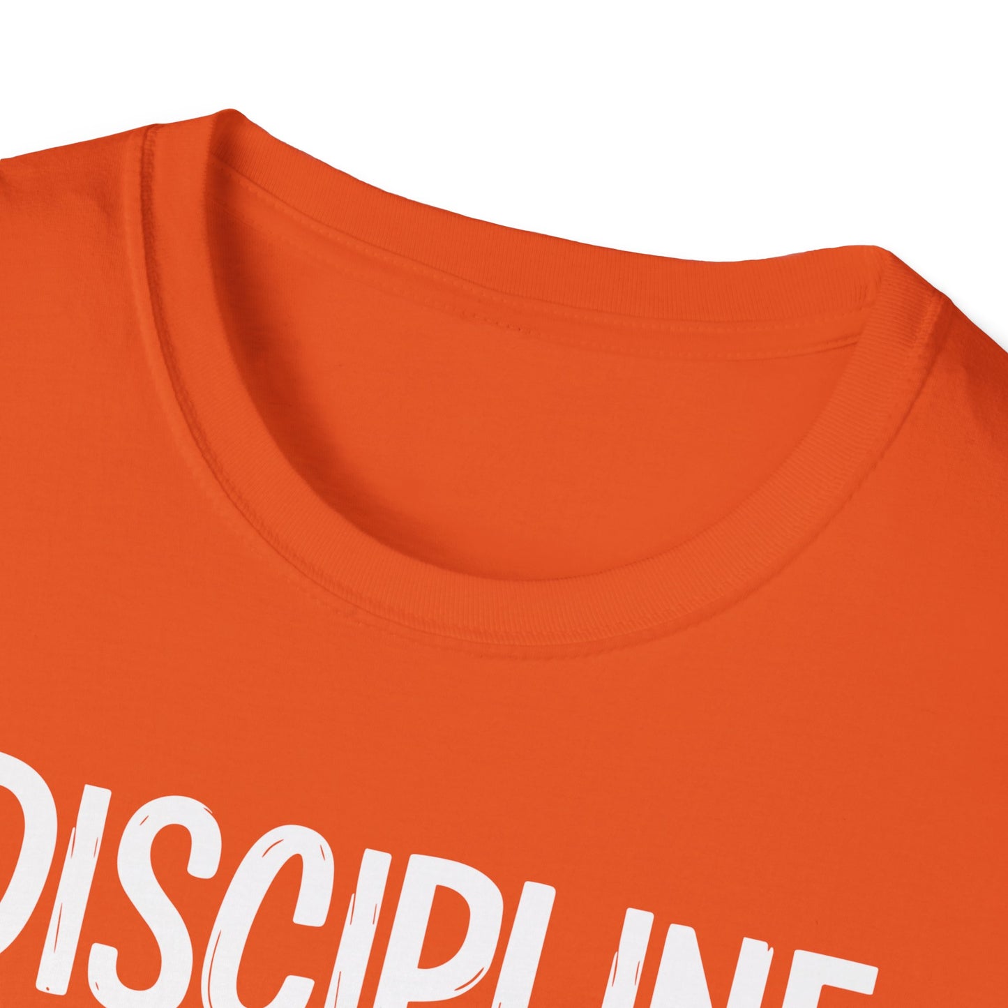 Motivational Unisex T-Shirt - Discipline Over Motivation, Inspirational Tee, Gift for Gym Lovers, Casual Wear, Everyday Fashion