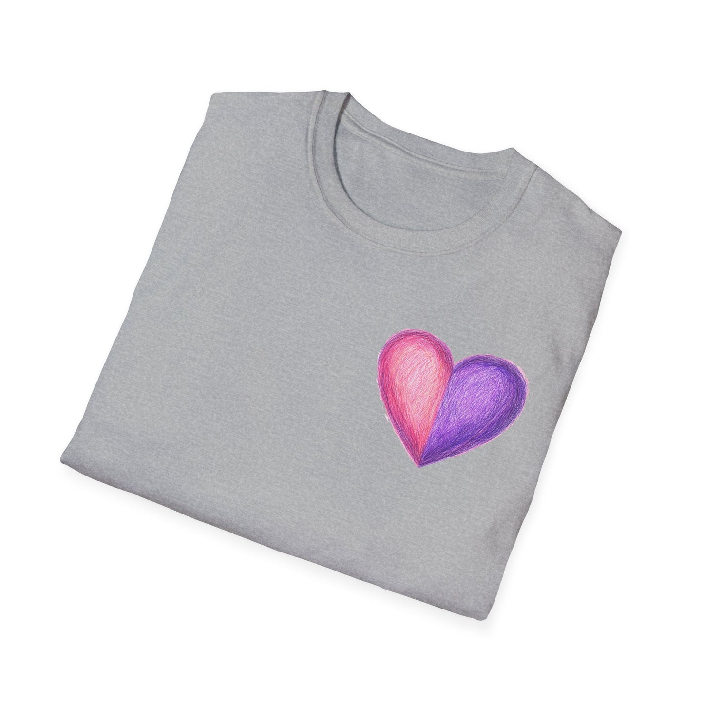 Colorful Heart Cross T-Shirt | Positive Vibes Tee | Faith-Based Apparel | Graphic Tee | Gift for Friends & Family