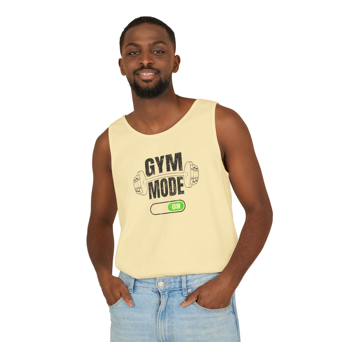 Gym Mode Unisex Tank Top | Fitness Apparel, Workout Shirt, Gymwear, Activewear, Gift for Gym Lovers, Summer Fitness