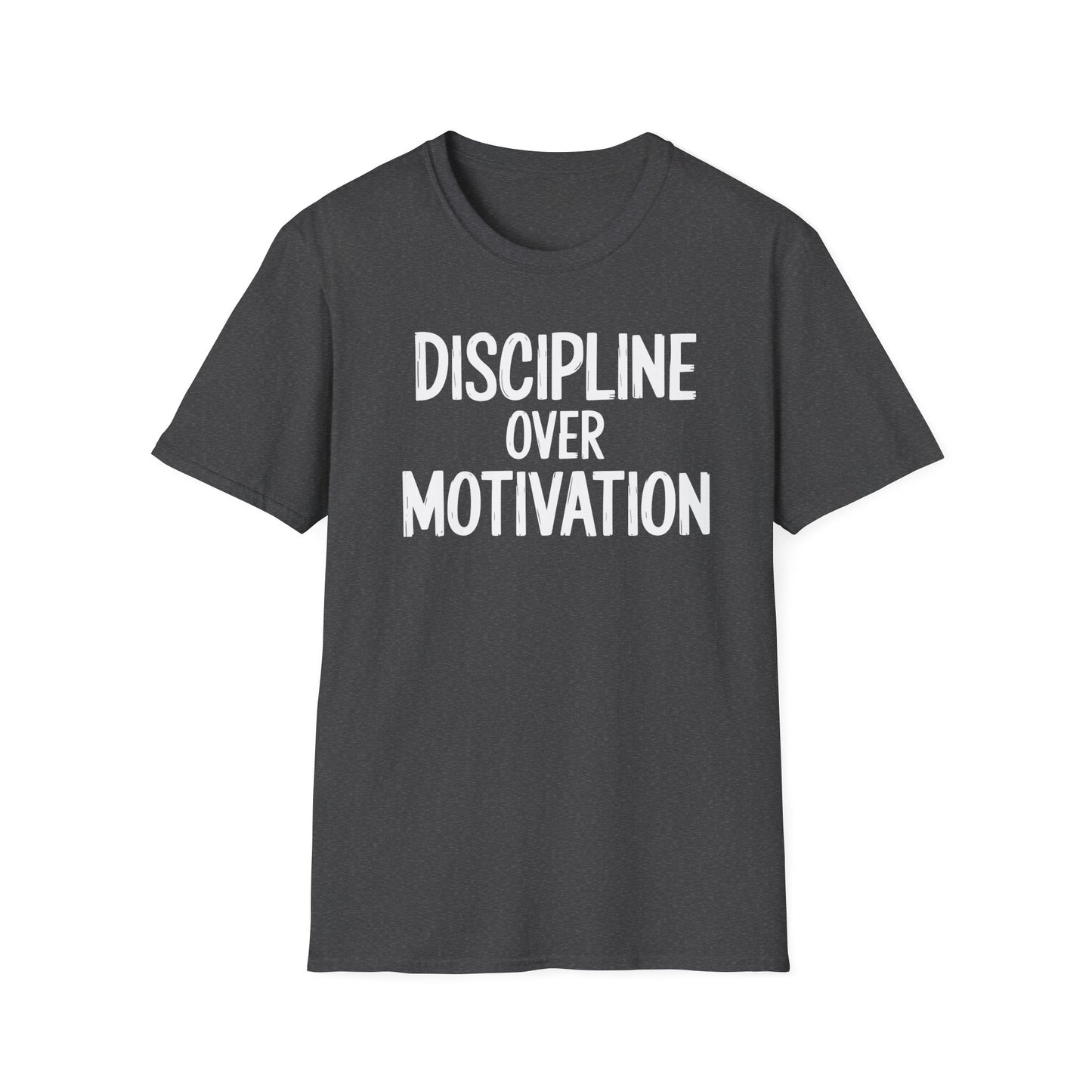 Motivational Unisex T-Shirt - Discipline Over Motivation, Inspirational Tee, Gift for Gym Lovers, Casual Wear, Everyday Fashion