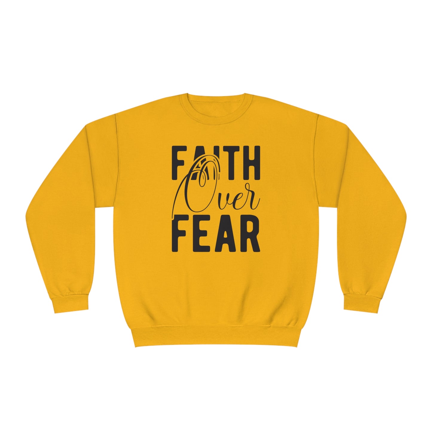 faith over fear NuBlend® Crewneck Sweatshirt