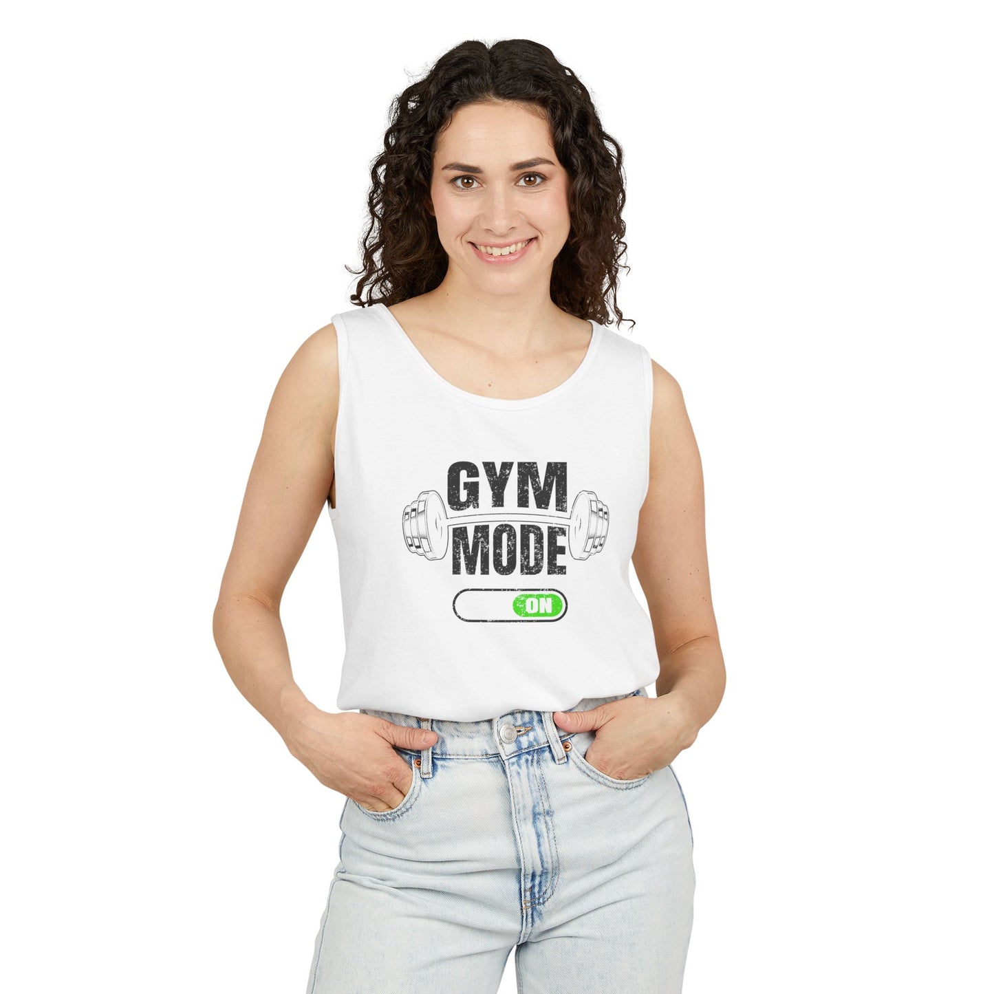 Gym Mode Unisex Tank Top | Fitness Apparel, Workout Shirt, Gymwear, Activewear, Gift for Gym Lovers, Summer Fitness