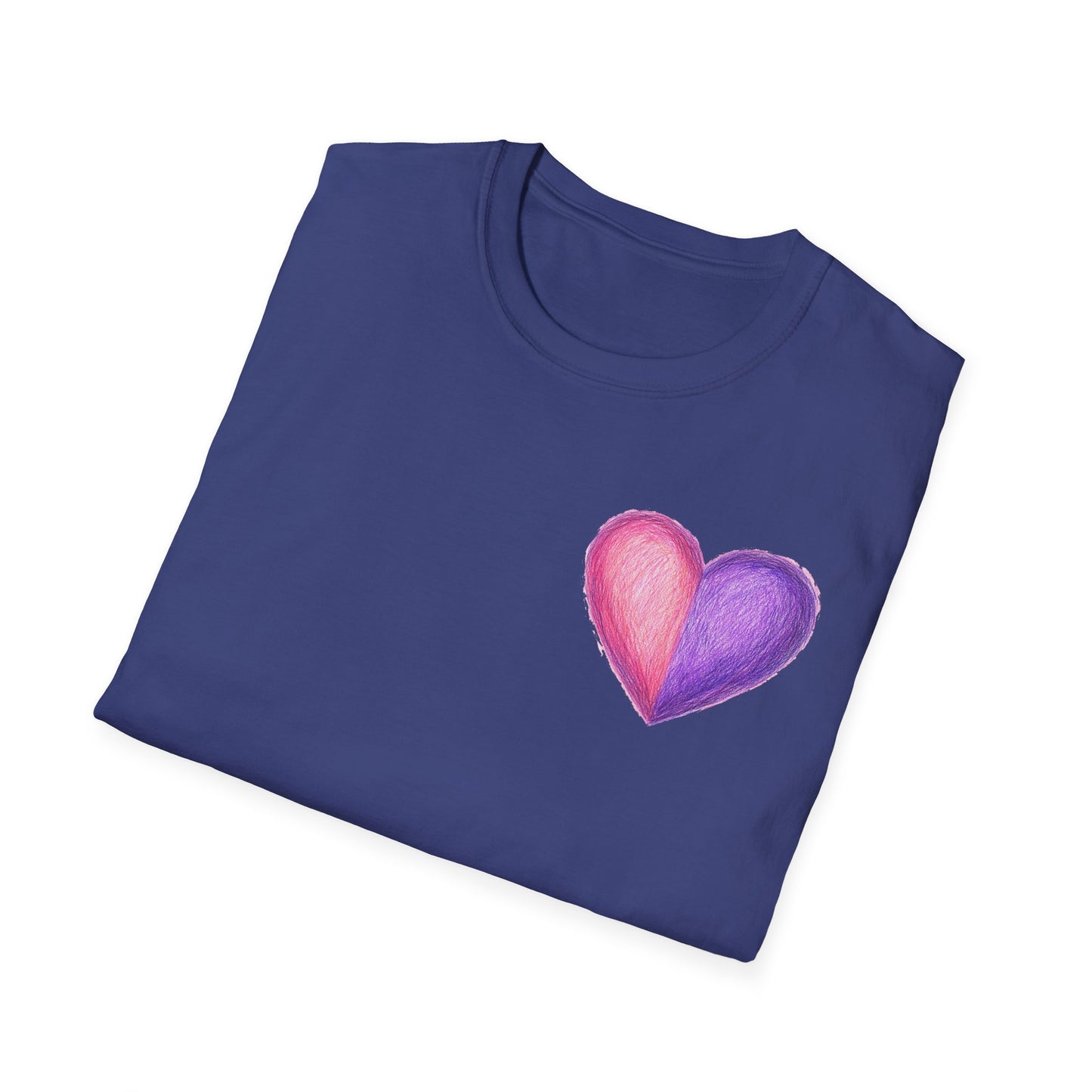 Colorful Heart Cross T-Shirt | Positive Vibes Tee | Faith-Based Apparel | Graphic Tee | Gift for Friends & Family