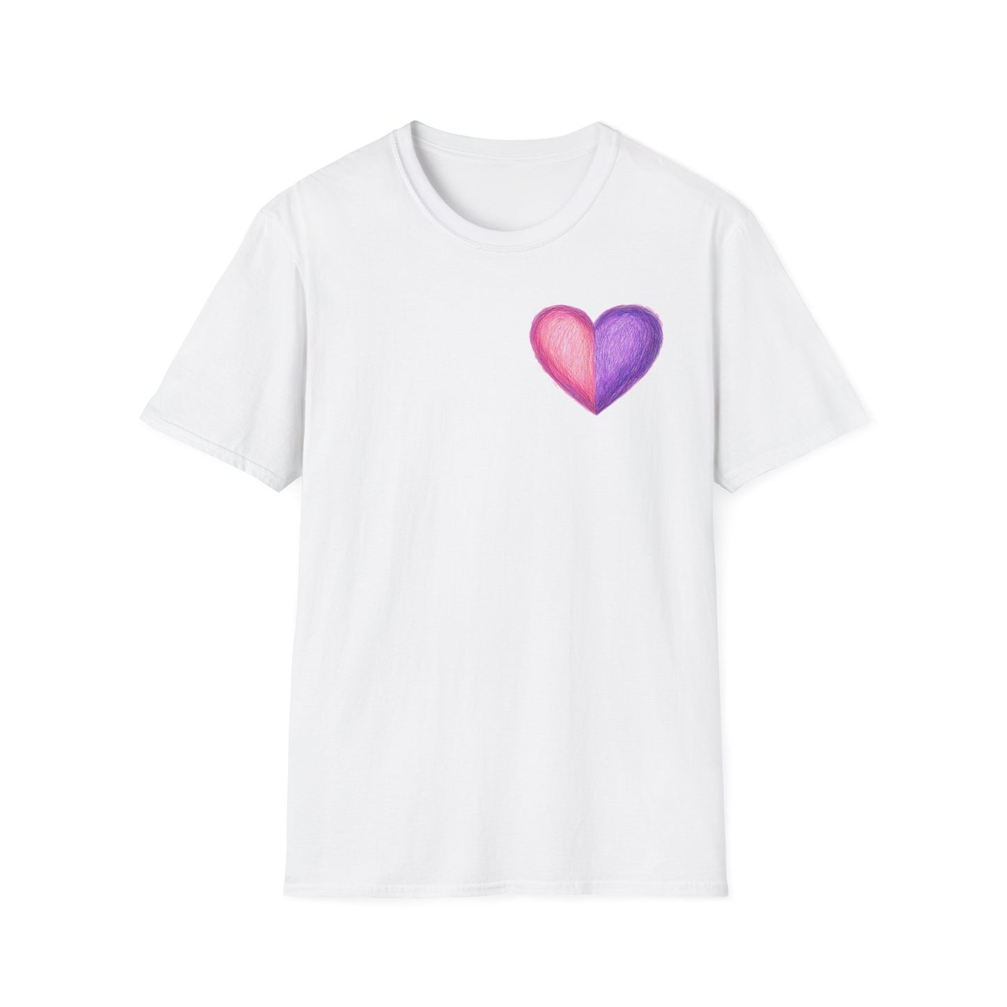 Colorful Heart Cross T-Shirt | Positive Vibes Tee | Faith-Based Apparel | Graphic Tee | Gift for Friends & Family