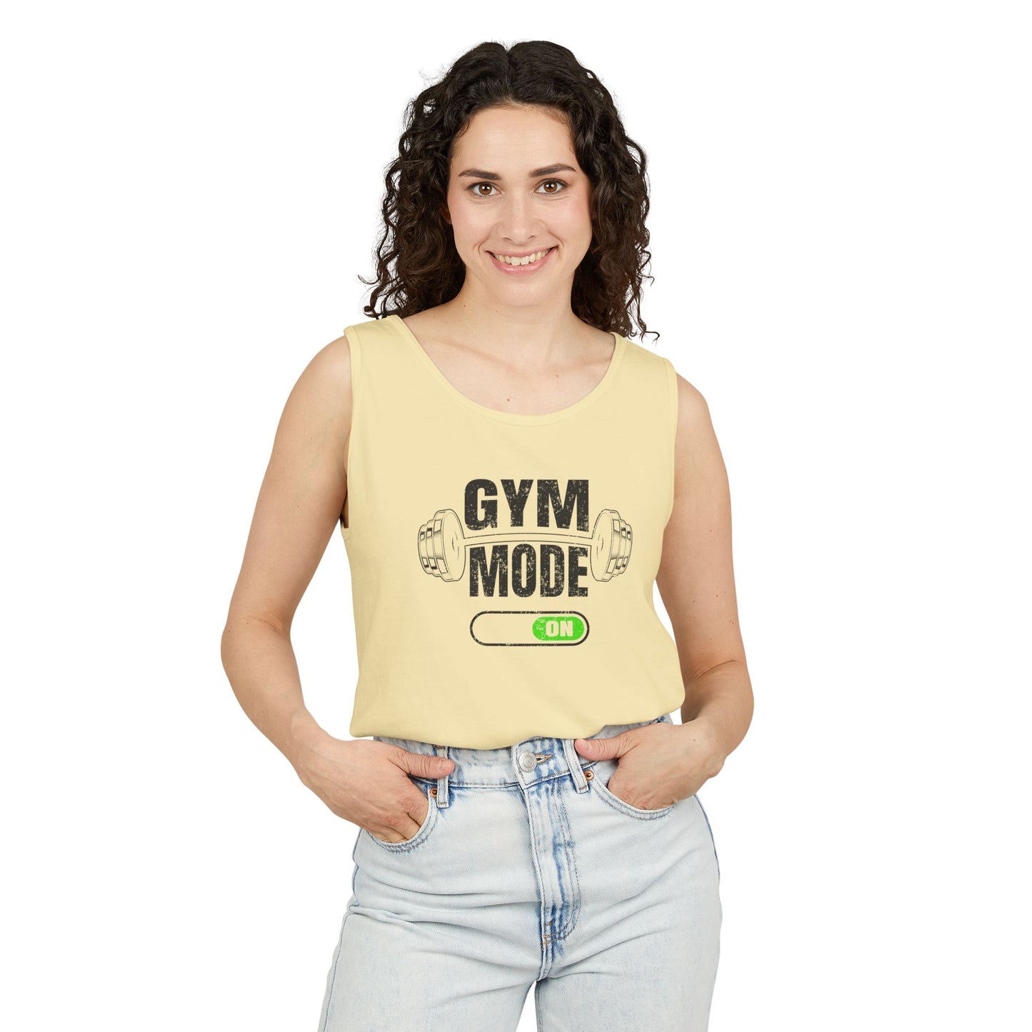 Gym Mode Unisex Tank Top | Fitness Apparel, Workout Shirt, Gymwear, Activewear, Gift for Gym Lovers, Summer Fitness