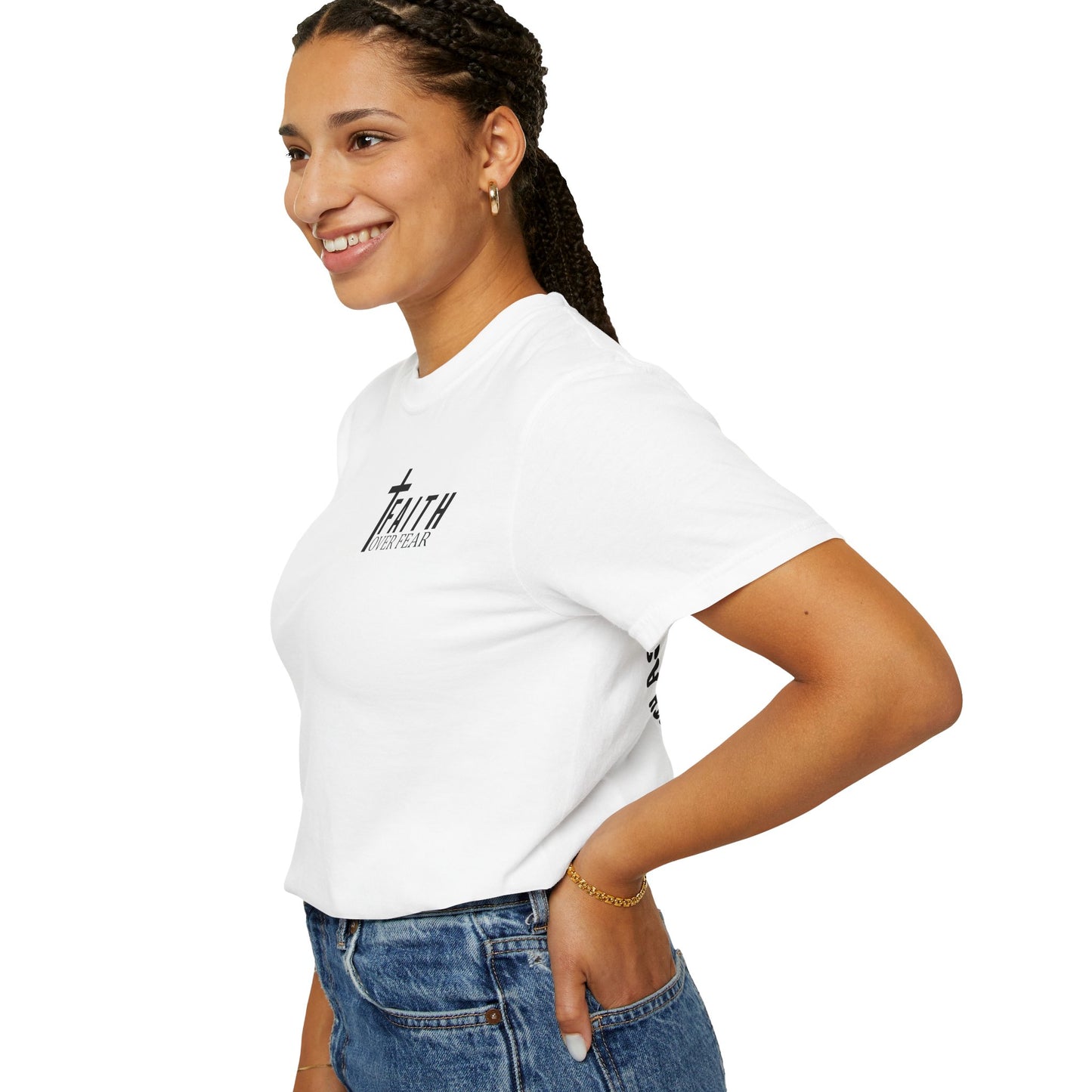 Faith Over Fear T-Shirt | Inspirational Tee, Christian Apparel, Unisex Shirt, Gift for Believers, Faith-Based Clothing