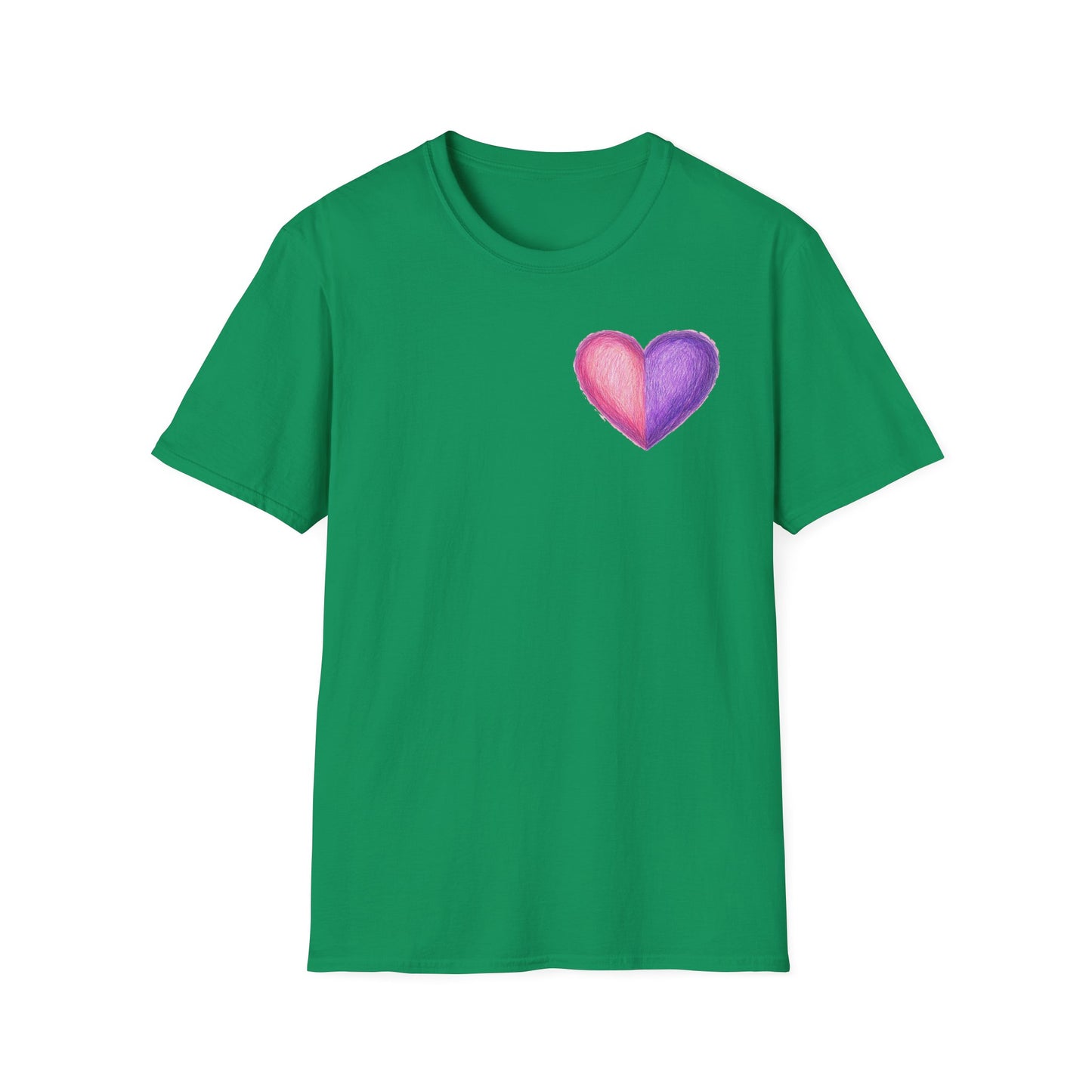 Colorful Heart Cross T-Shirt | Positive Vibes Tee | Faith-Based Apparel | Graphic Tee | Gift for Friends & Family