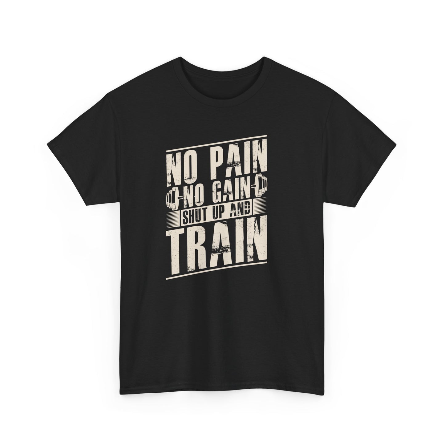 shutup and train Heavy Cotton Tee