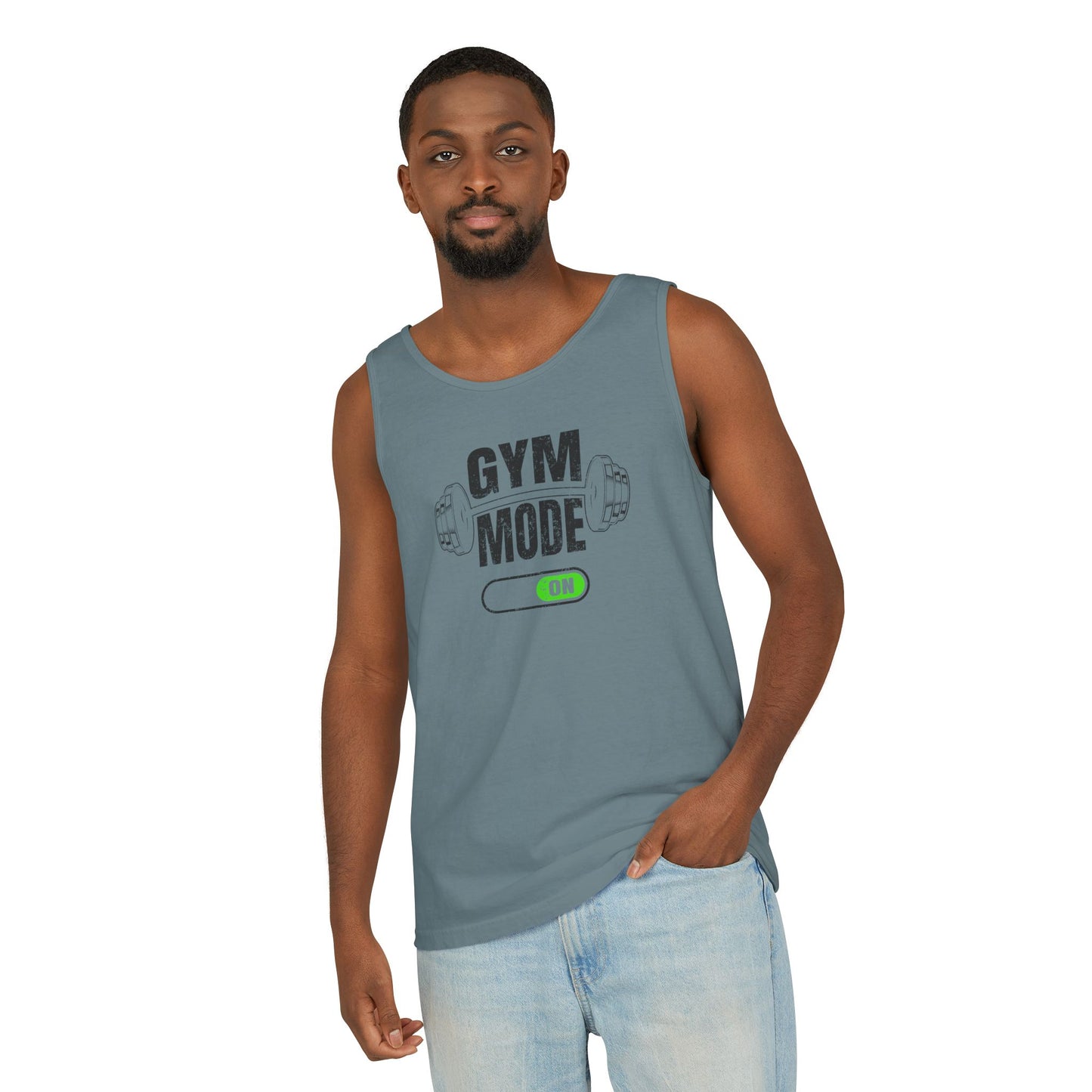 Gym Mode Unisex Tank Top | Fitness Apparel, Workout Shirt, Gymwear, Activewear, Gift for Gym Lovers, Summer Fitness