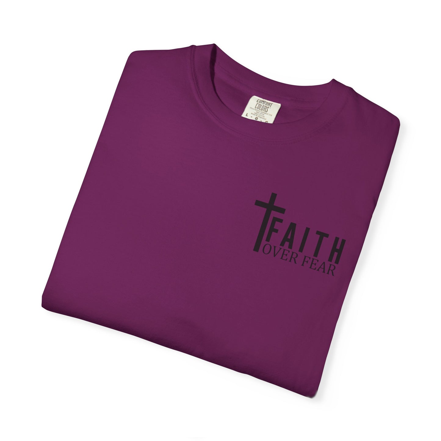 Faith Over Fear T-Shirt | Inspirational Tee, Christian Apparel, Unisex Shirt, Gift for Believers, Faith-Based Clothing