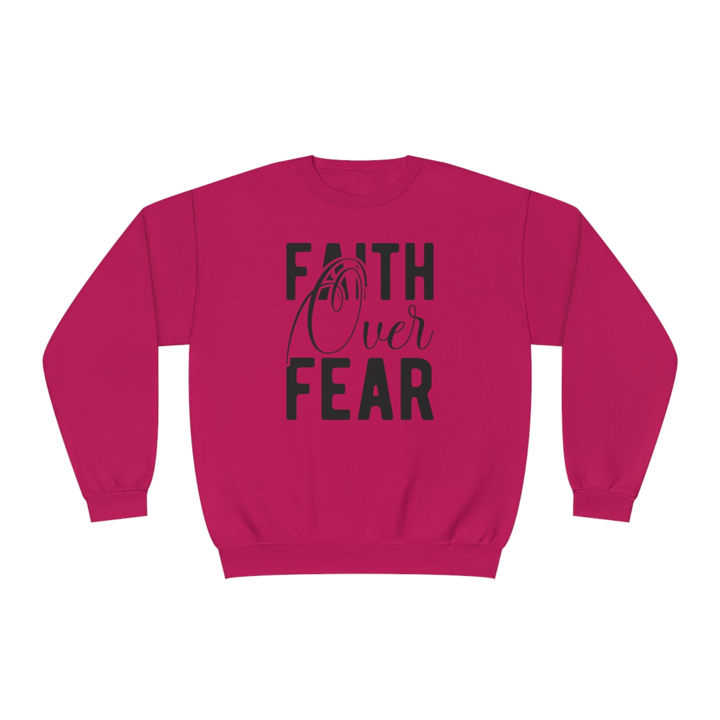faith over fear NuBlend® Crewneck Sweatshirt