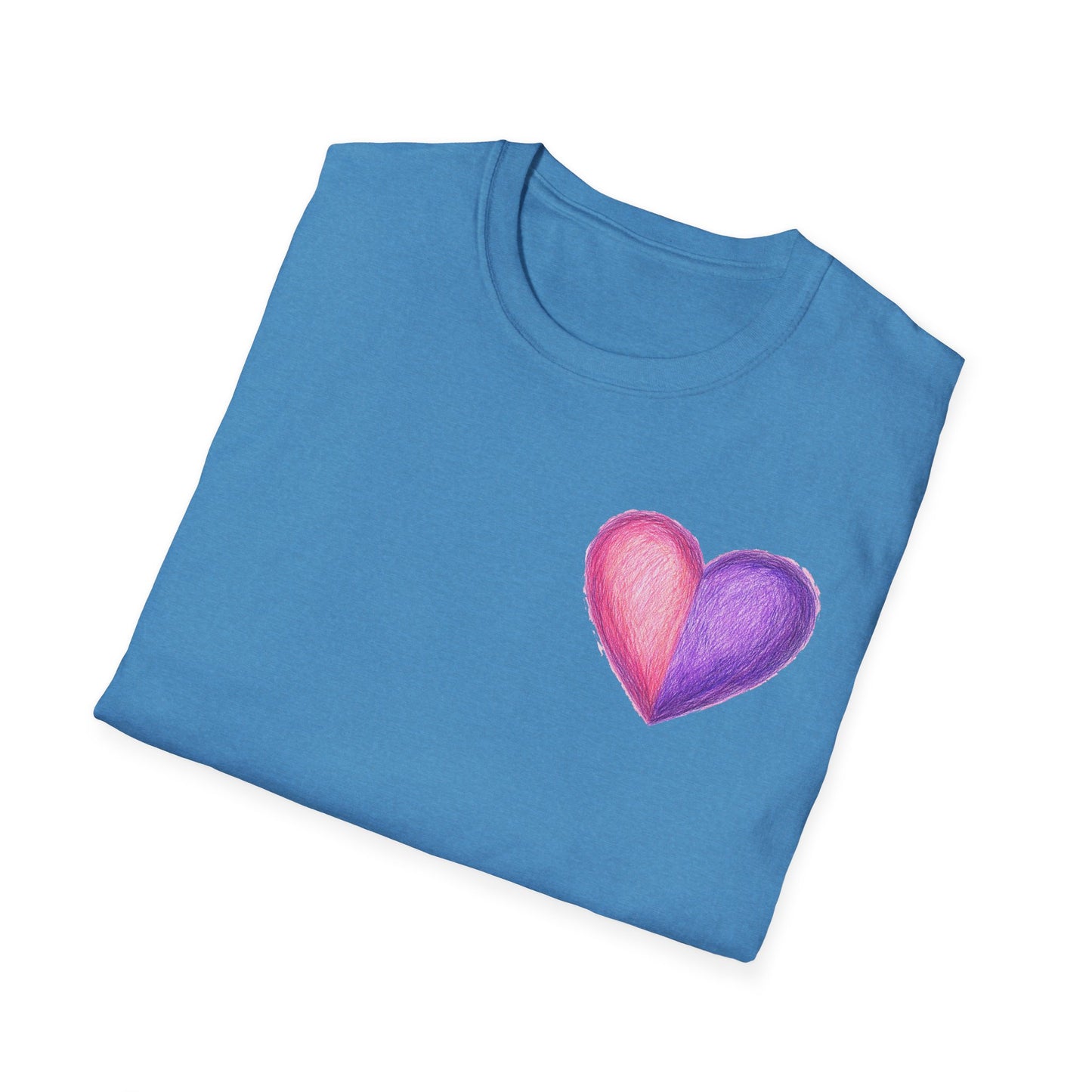Colorful Heart Cross T-Shirt | Positive Vibes Tee | Faith-Based Apparel | Graphic Tee | Gift for Friends & Family
