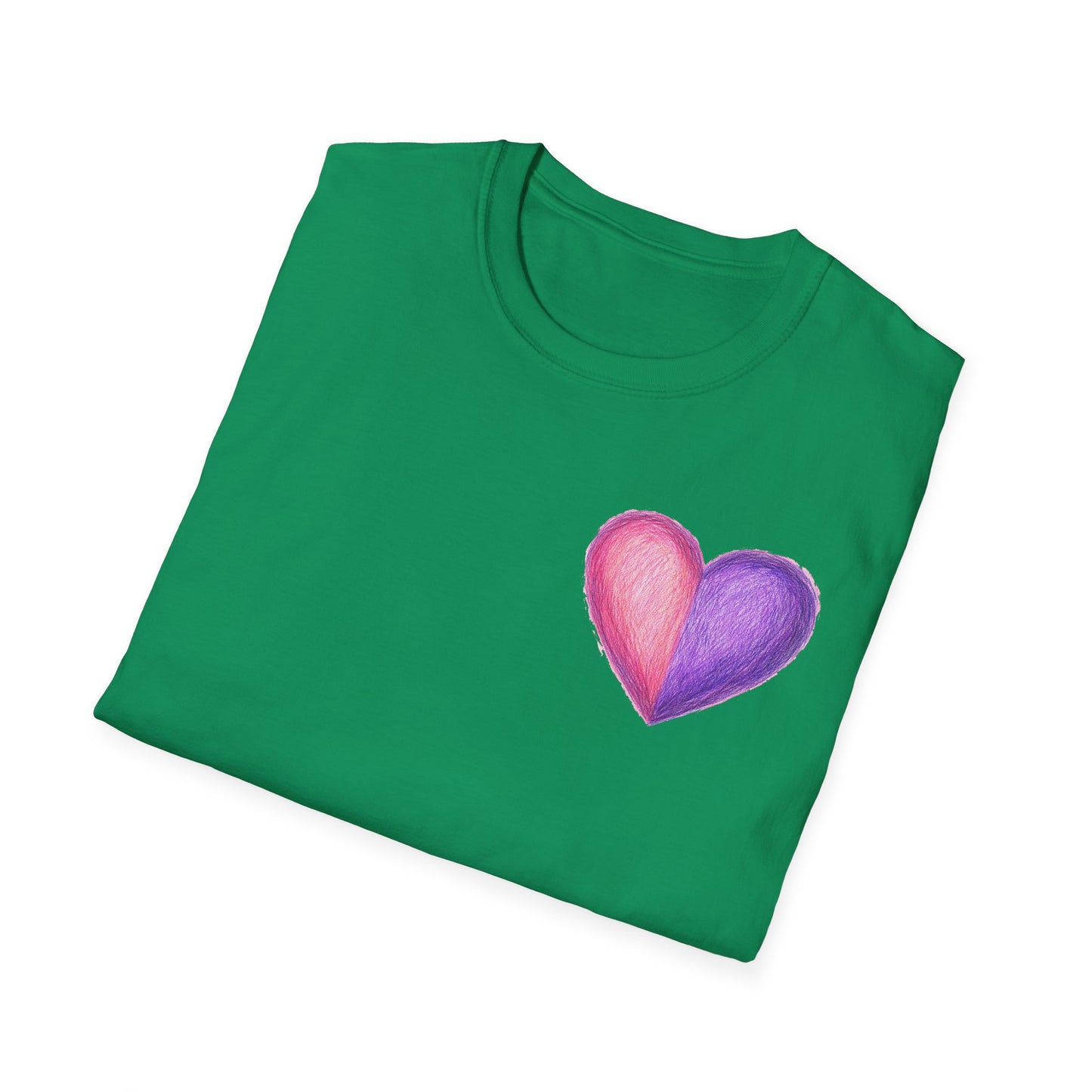 Colorful Heart Cross T-Shirt | Positive Vibes Tee | Faith-Based Apparel | Graphic Tee | Gift for Friends & Family