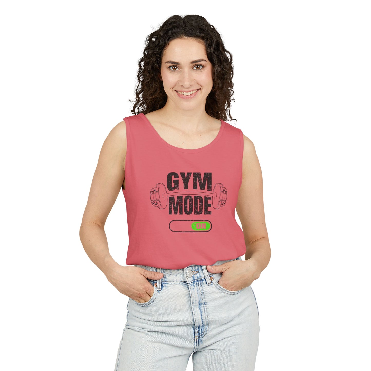 Gym Mode Unisex Tank Top | Fitness Apparel, Workout Shirt, Gymwear, Activewear, Gift for Gym Lovers, Summer Fitness