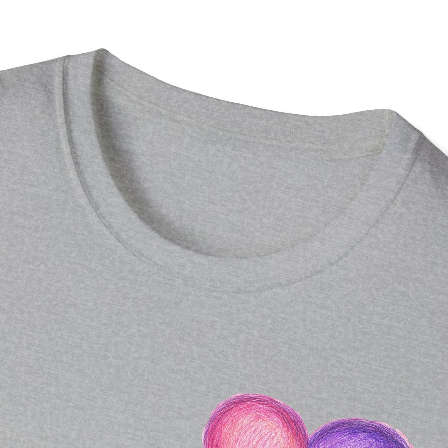 Colorful Heart Cross T-Shirt | Positive Vibes Tee | Faith-Based Apparel | Graphic Tee | Gift for Friends & Family