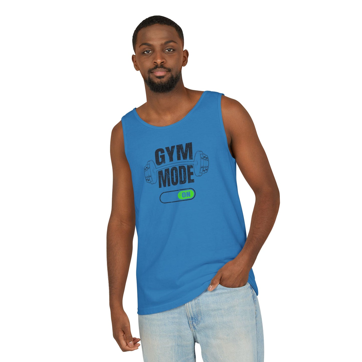 Gym Mode Unisex Tank Top | Fitness Apparel, Workout Shirt, Gymwear, Activewear, Gift for Gym Lovers, Summer Fitness
