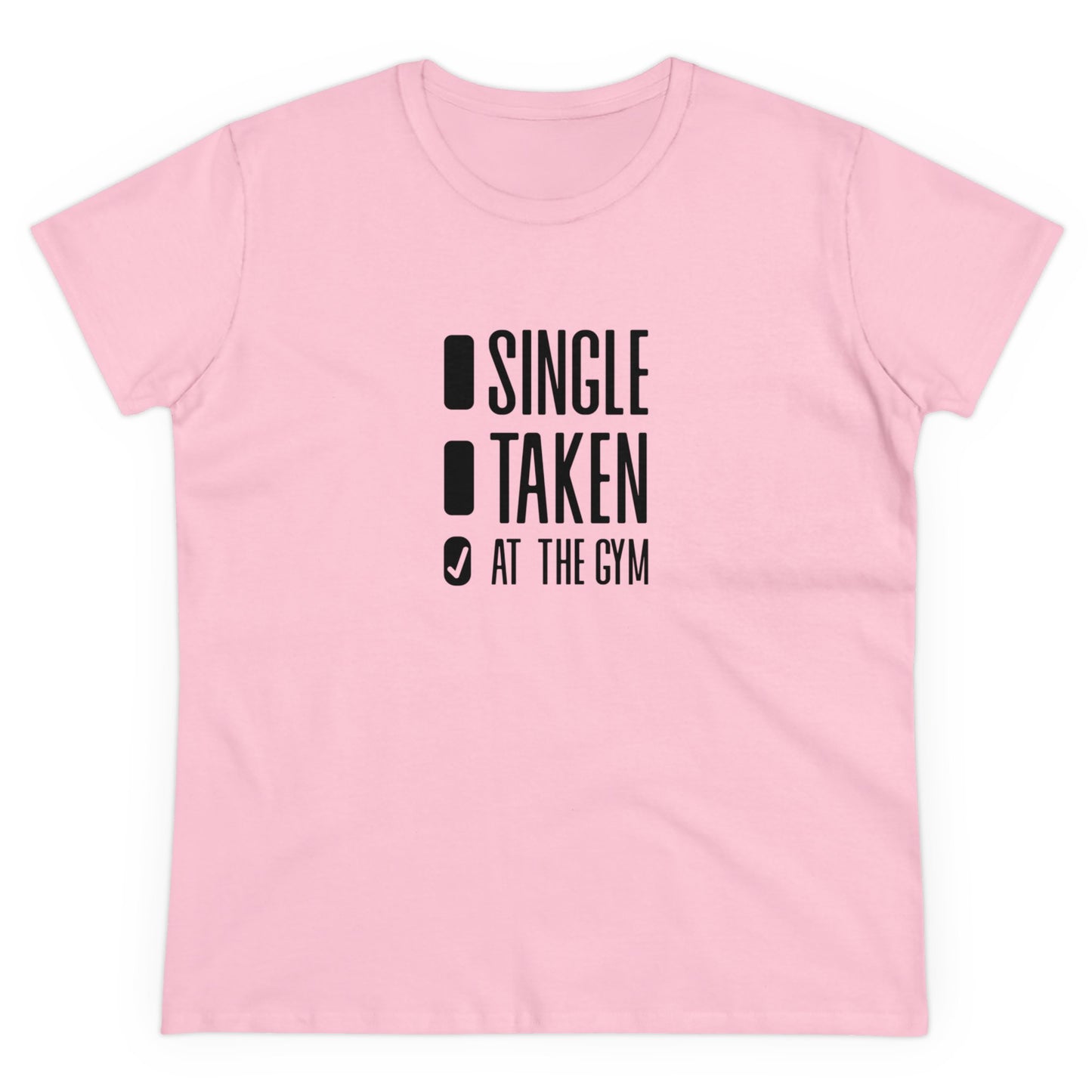 Women's at the gym Midweight Cotton Tee
