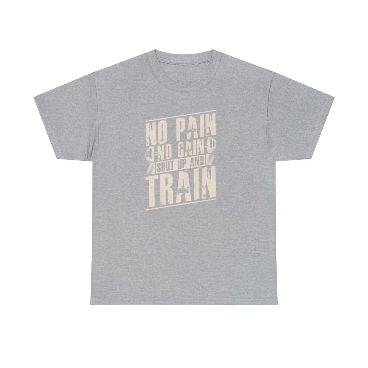 shutup and train Heavy Cotton Tee