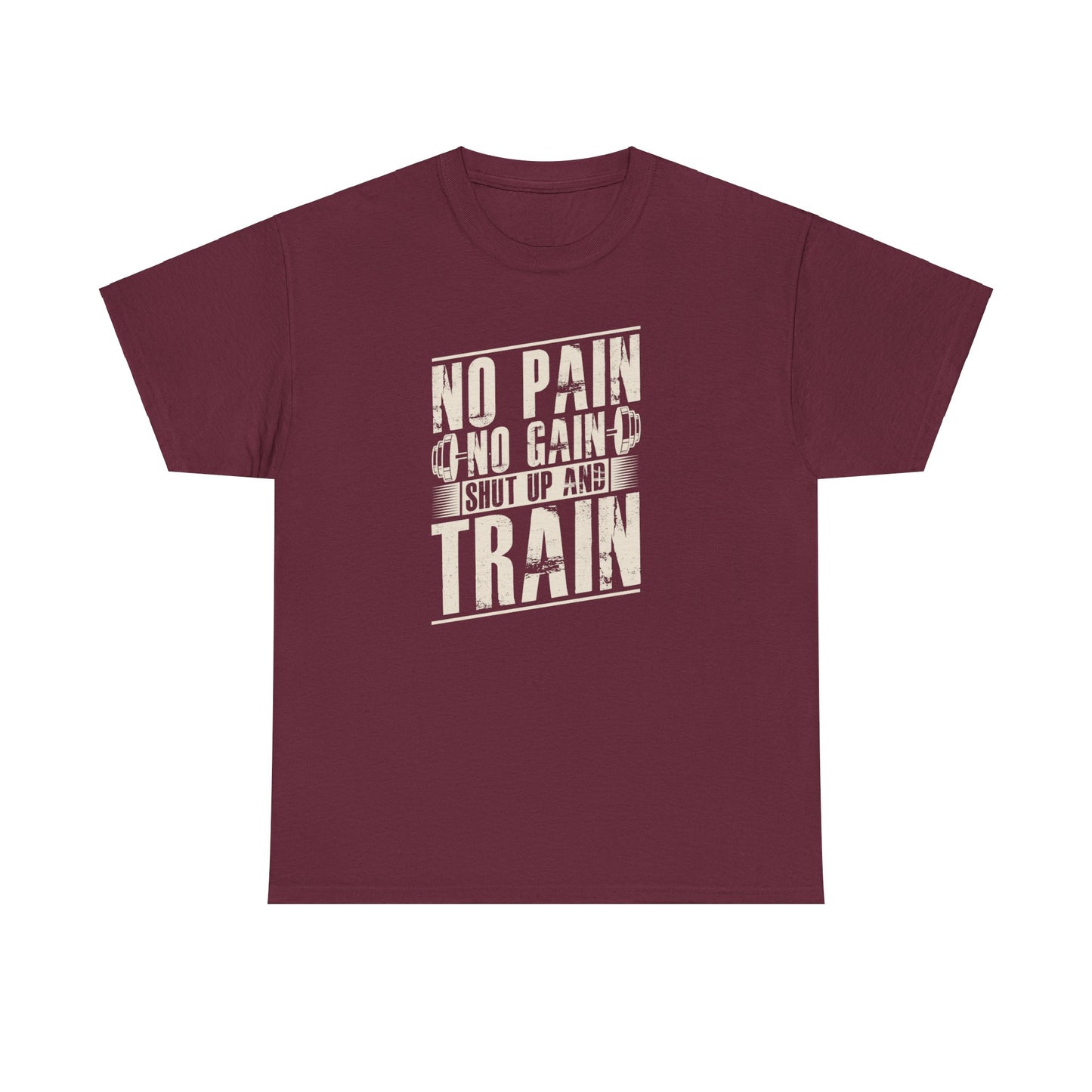 shutup and train Heavy Cotton Tee