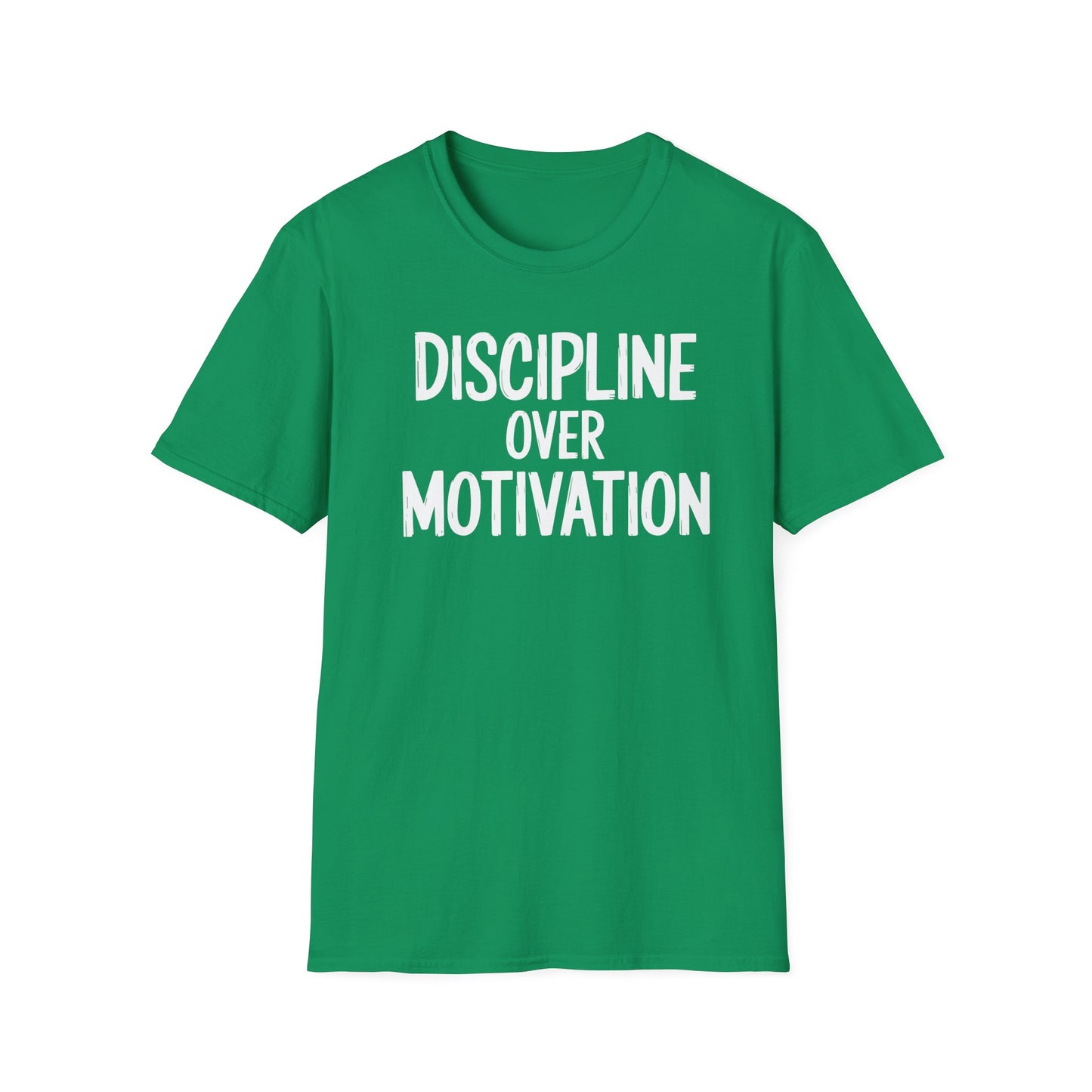 Motivational Unisex T-Shirt - Discipline Over Motivation, Inspirational Tee, Gift for Gym Lovers, Casual Wear, Everyday Fashion