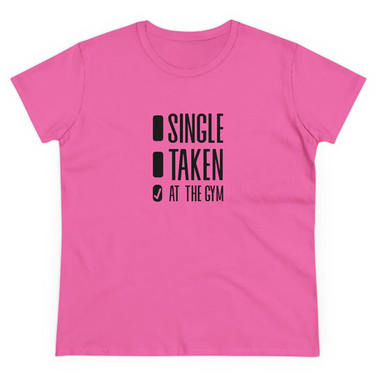 Women's at the gym Midweight Cotton Tee